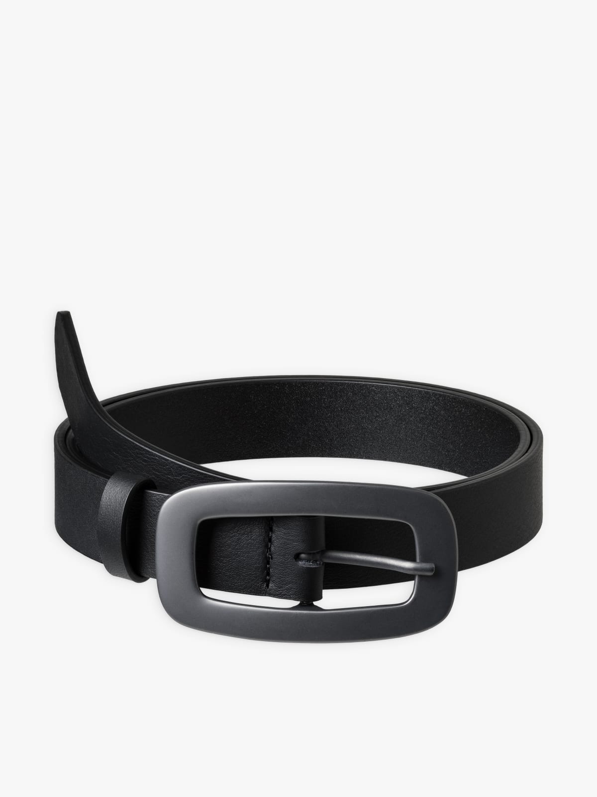 black Clothilde belt in cowhide leather