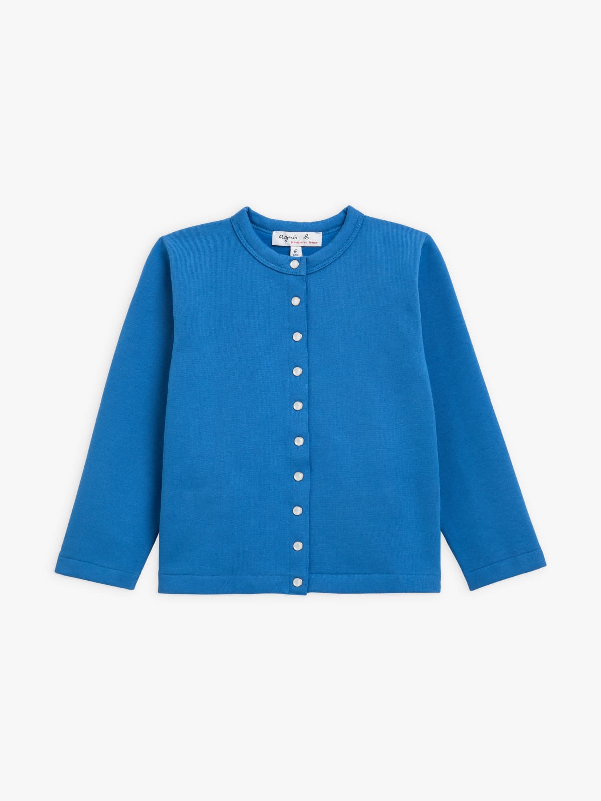 cardigan pression "12 ans" bleu