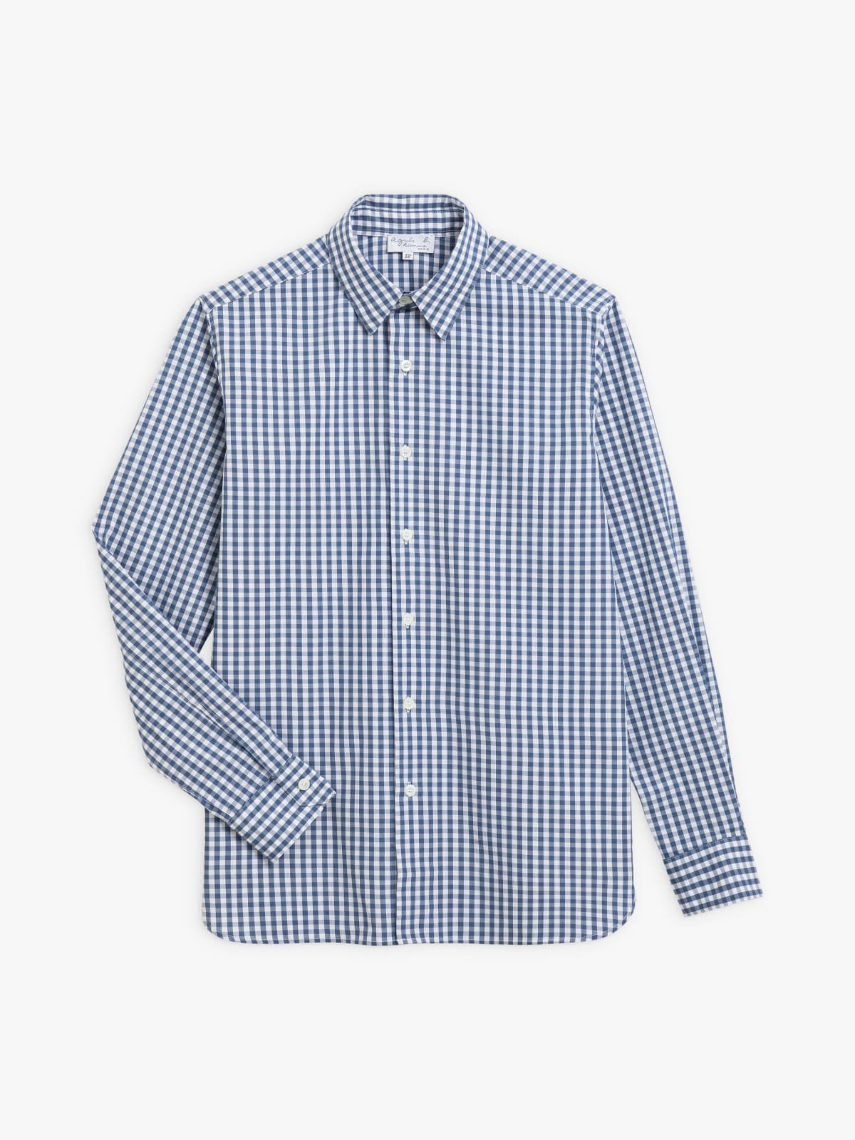 denim cotton checked shirt