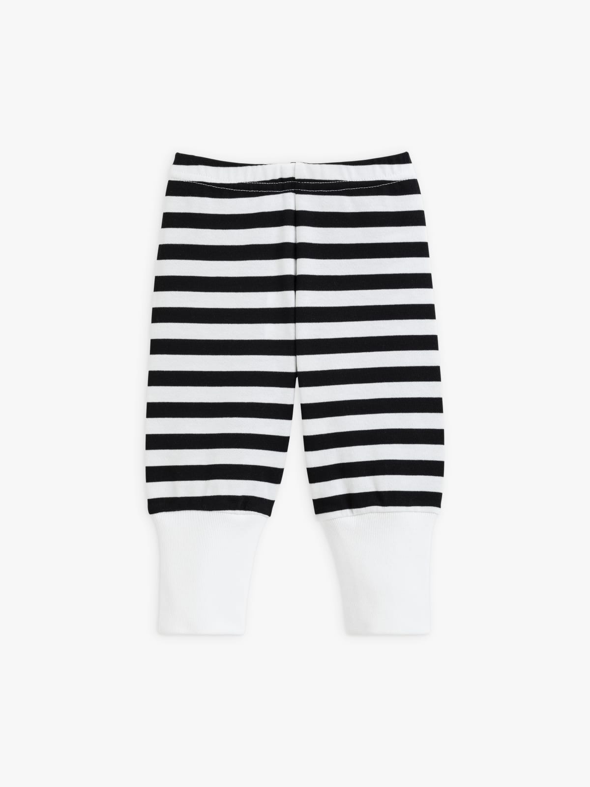 black and white 12/12 striped Turbo trousers