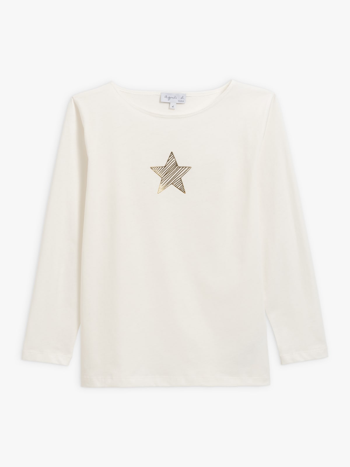 New Bow long sleeve t-shirt star