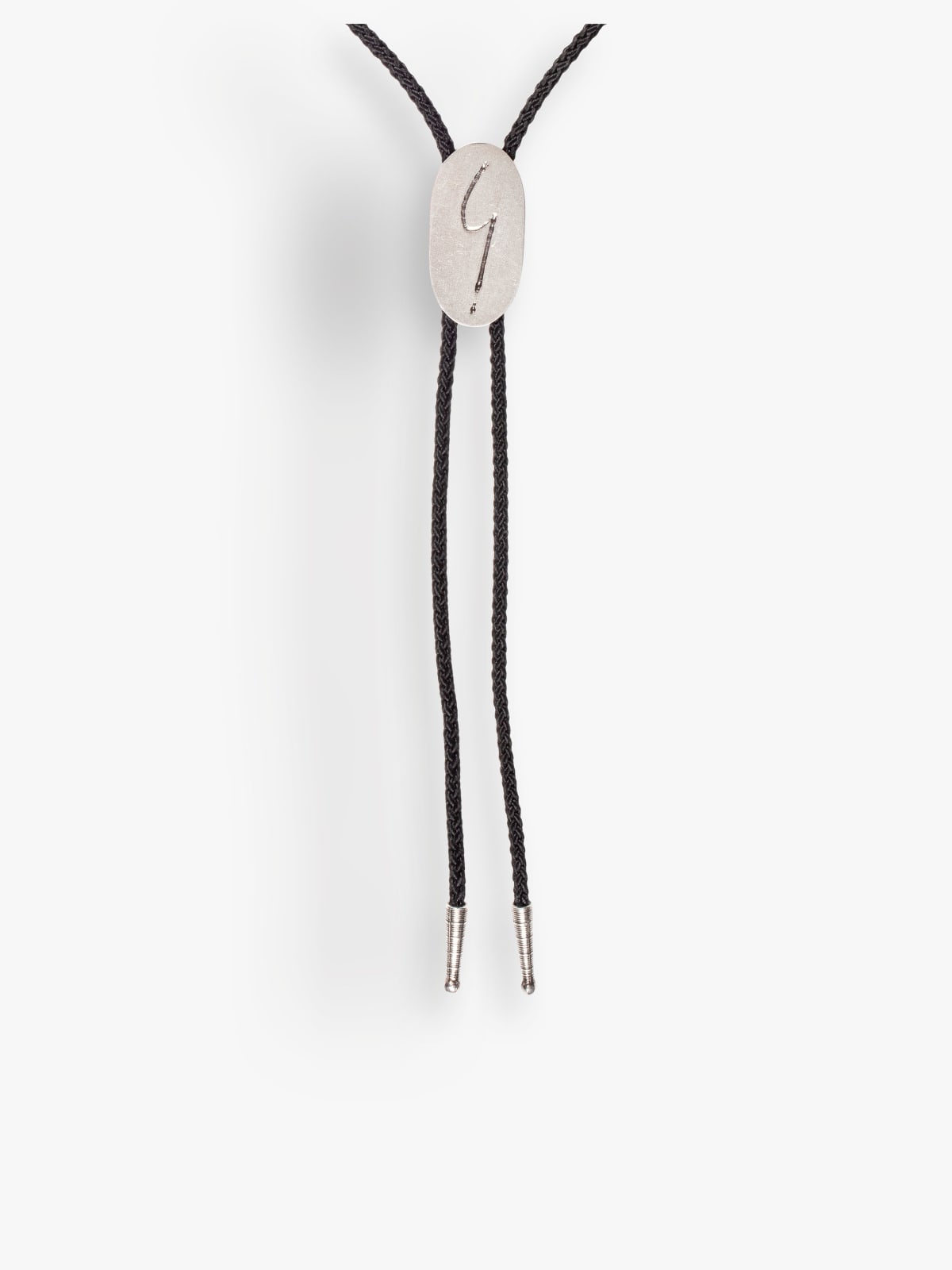 oval Irony bolo tie