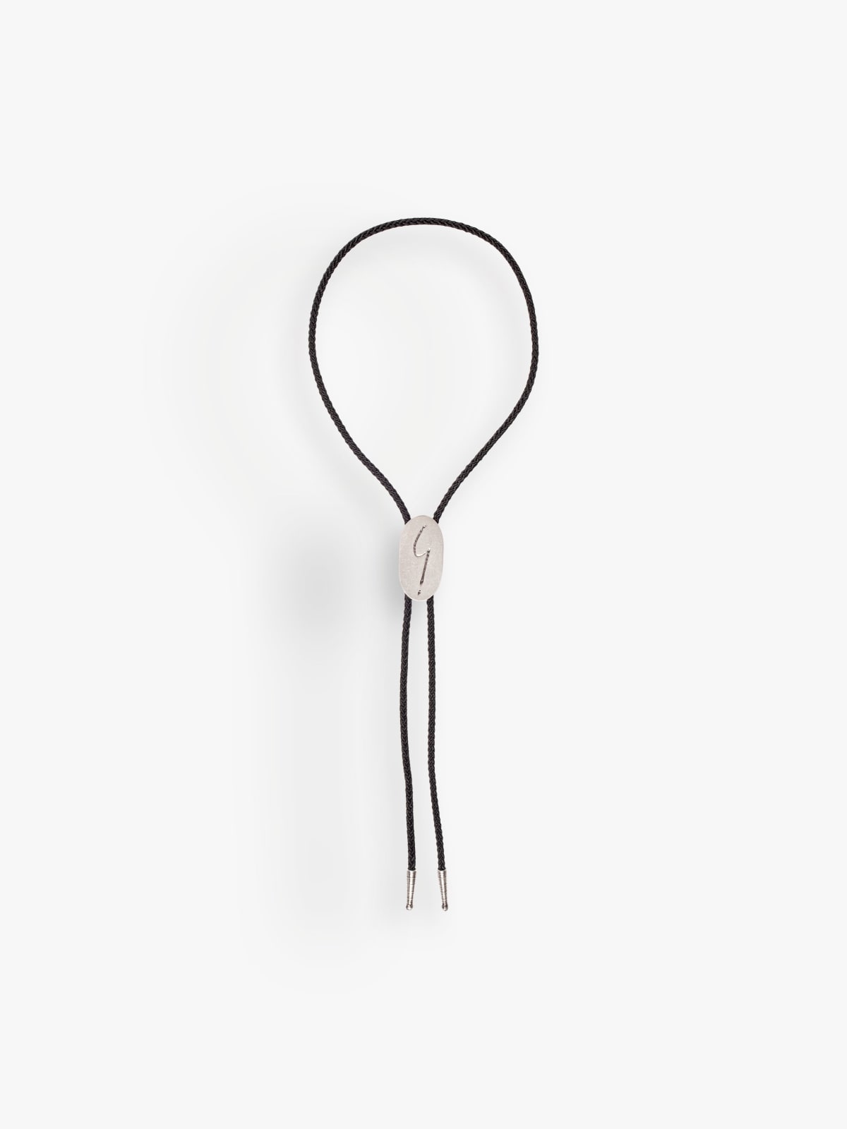 oval Irony bolo tie