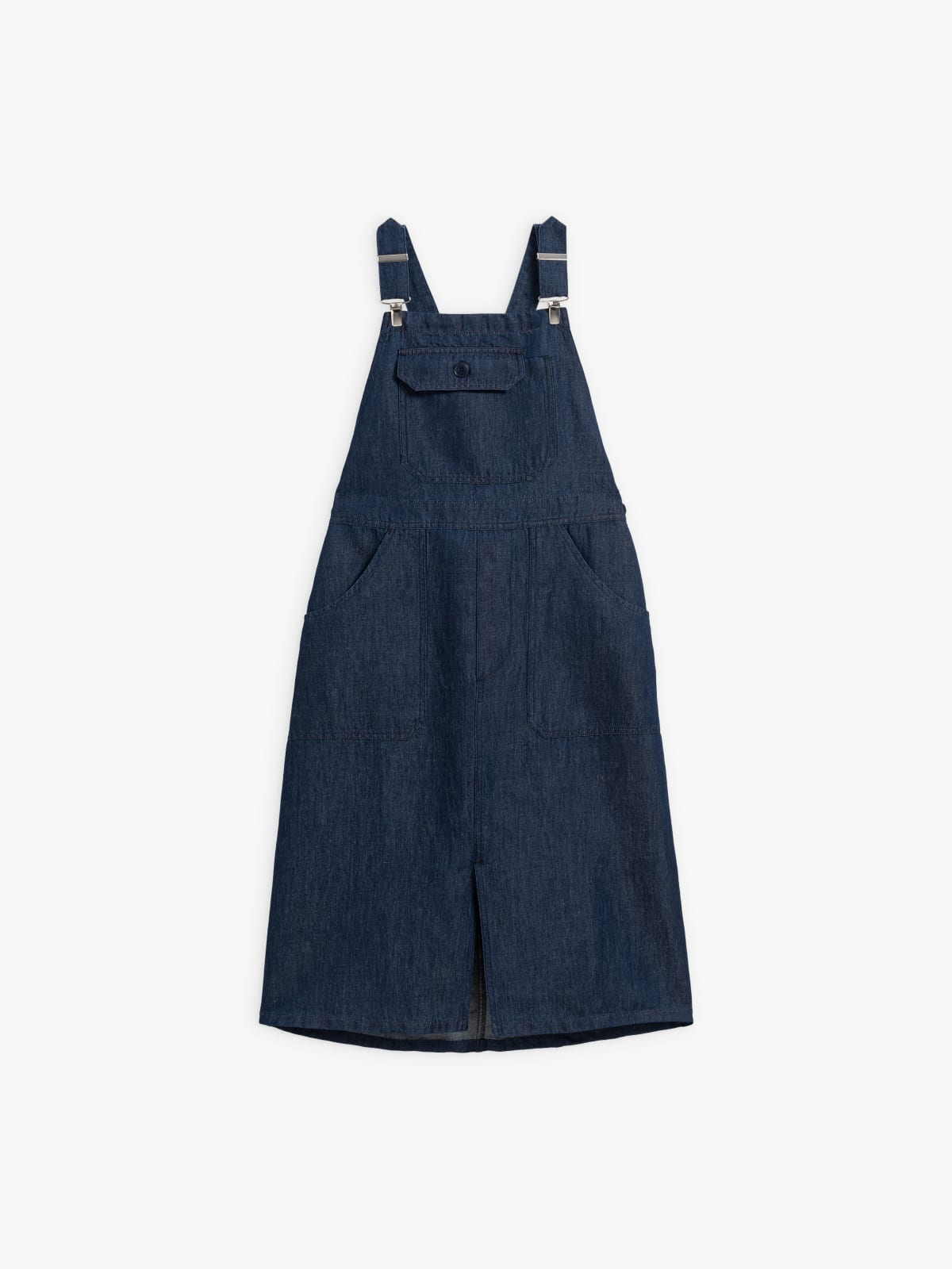 denim dungarees dress