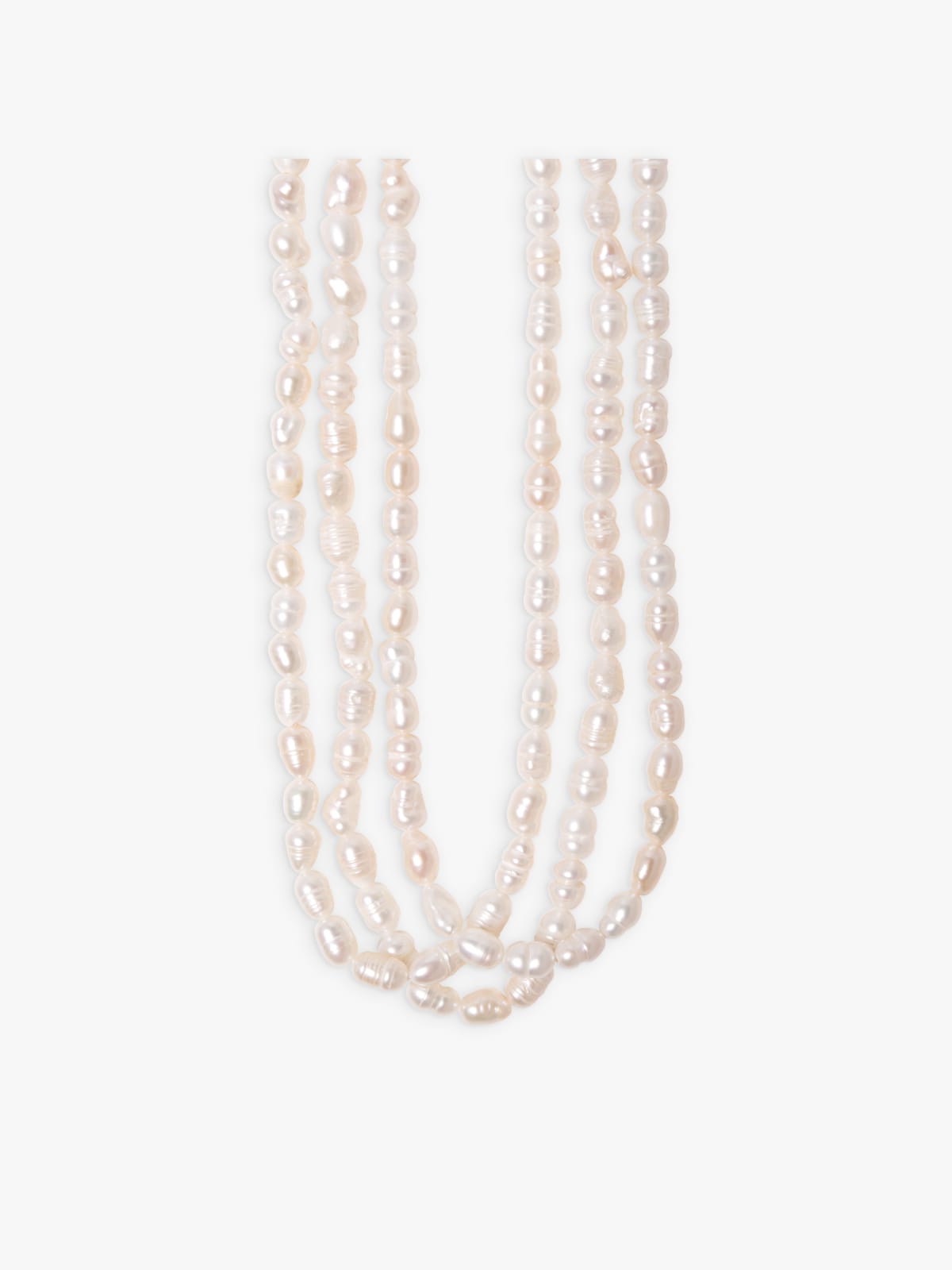 collier Lisa blanc