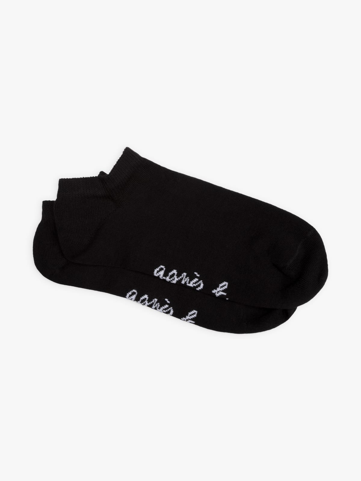 black "agnès b." ankle socks