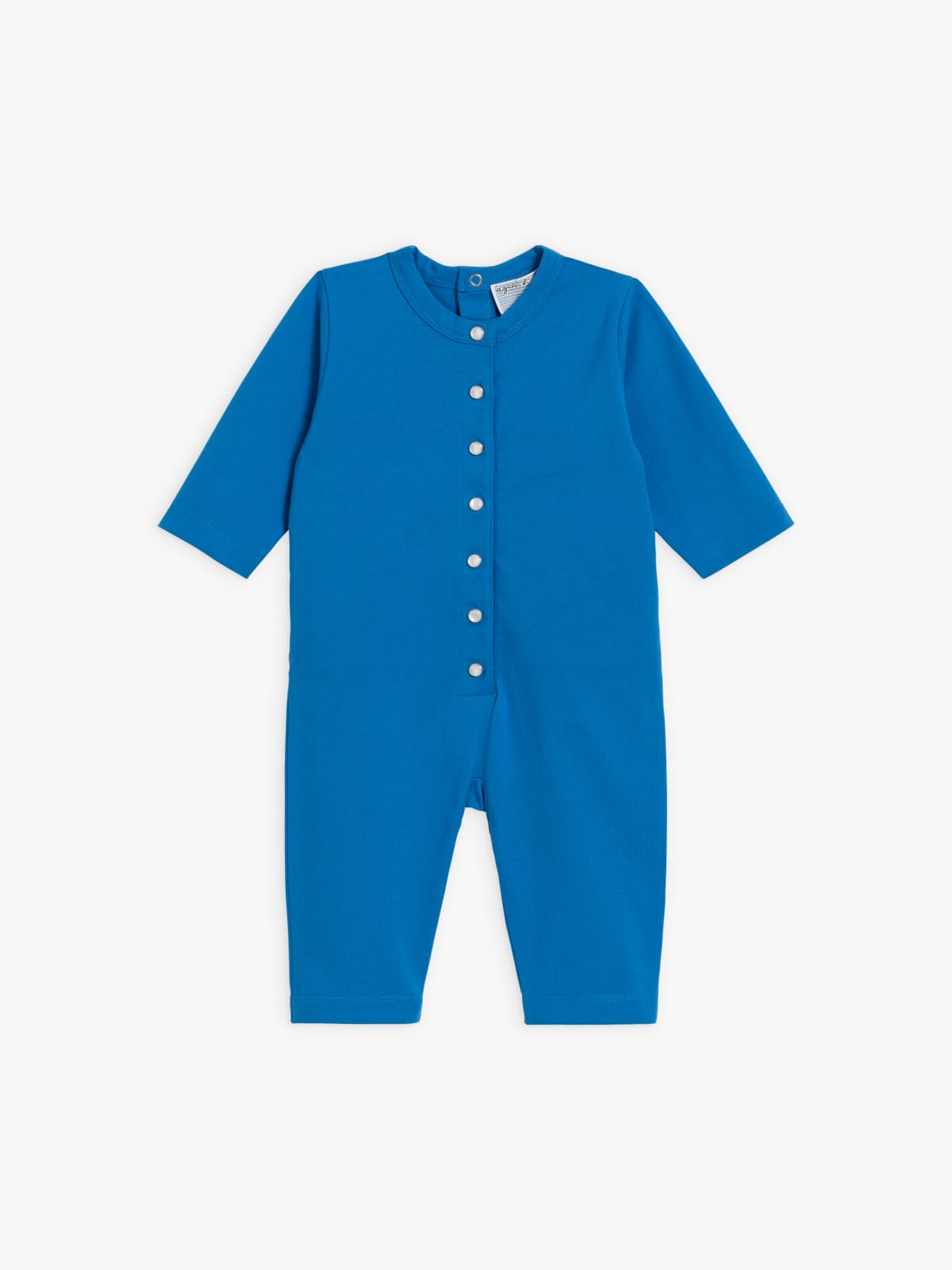 blue anella jersey Milo snapsuit