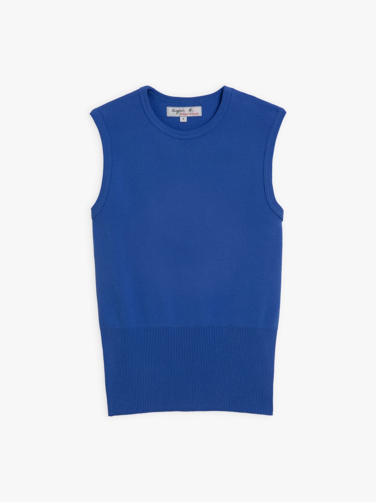 dark blue June cotton tank top