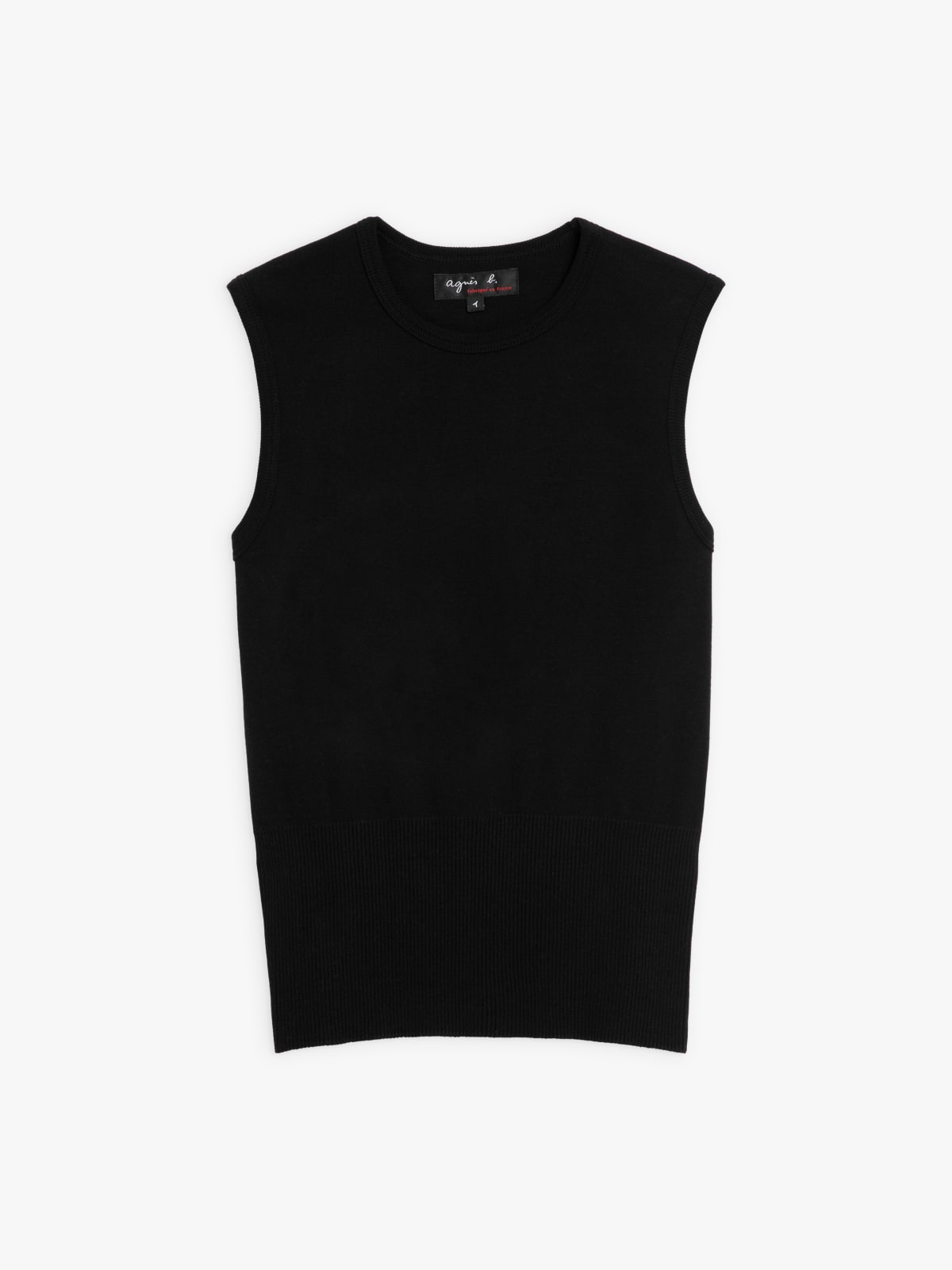 black June cotton tank top