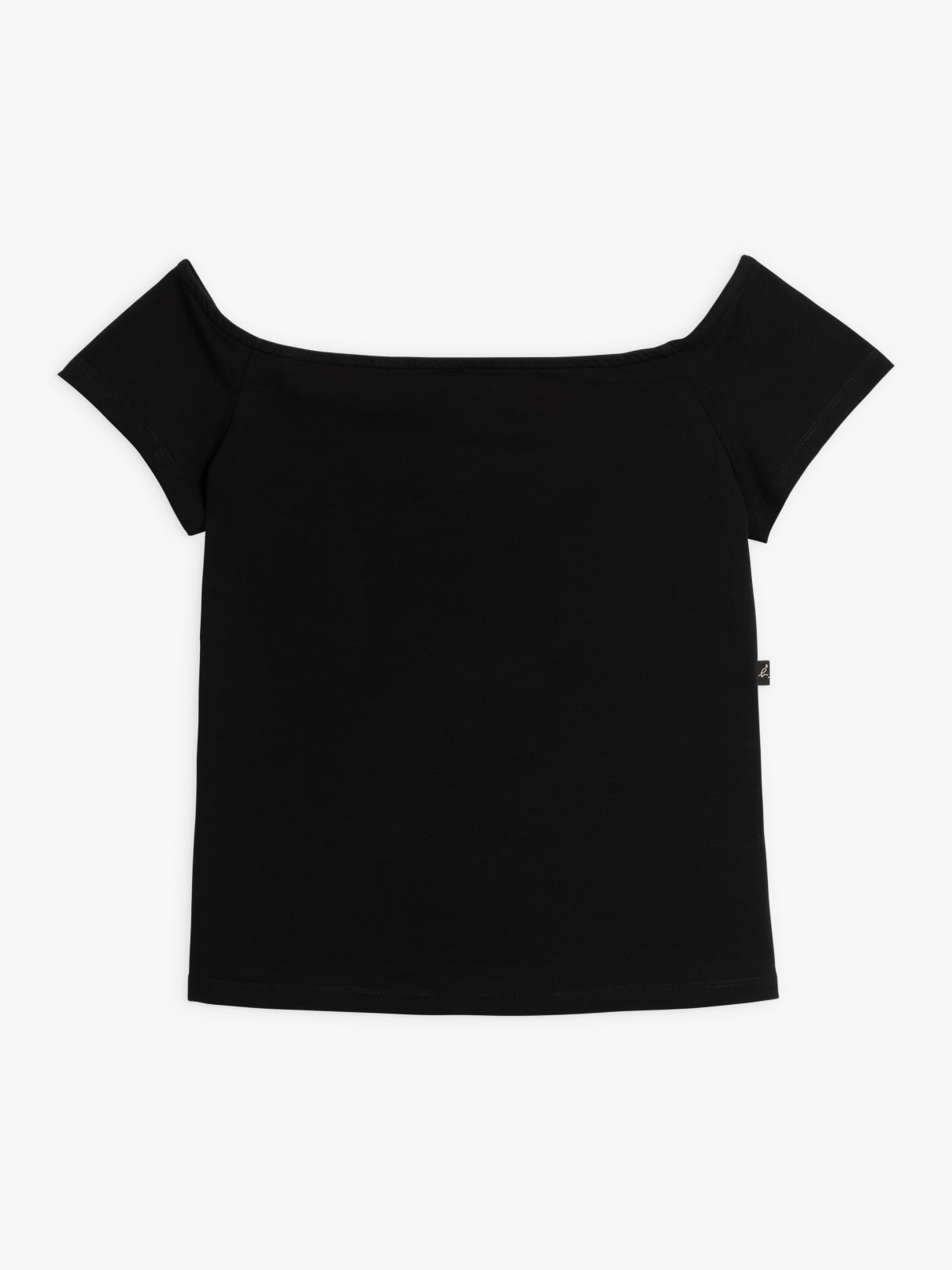 t-shirt Cristal en coton noir