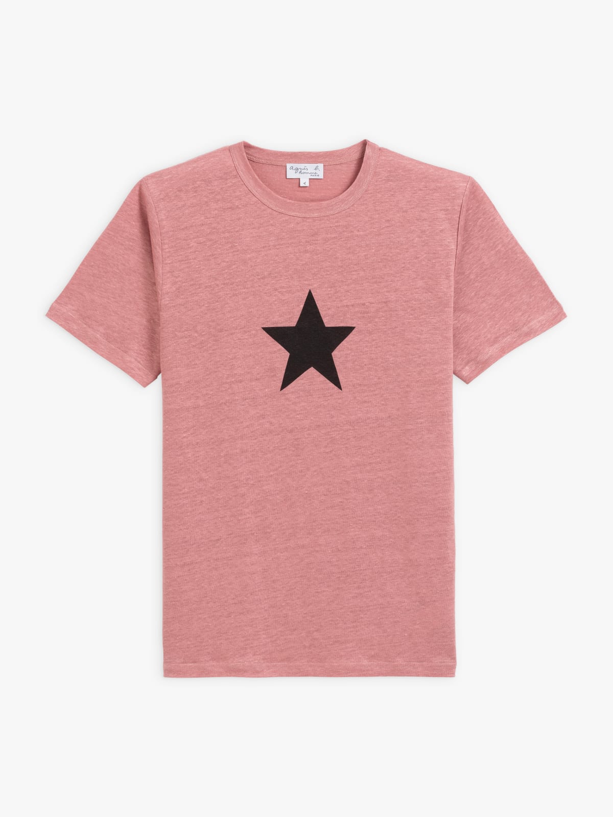 pink Brando linen jersey t-shirt