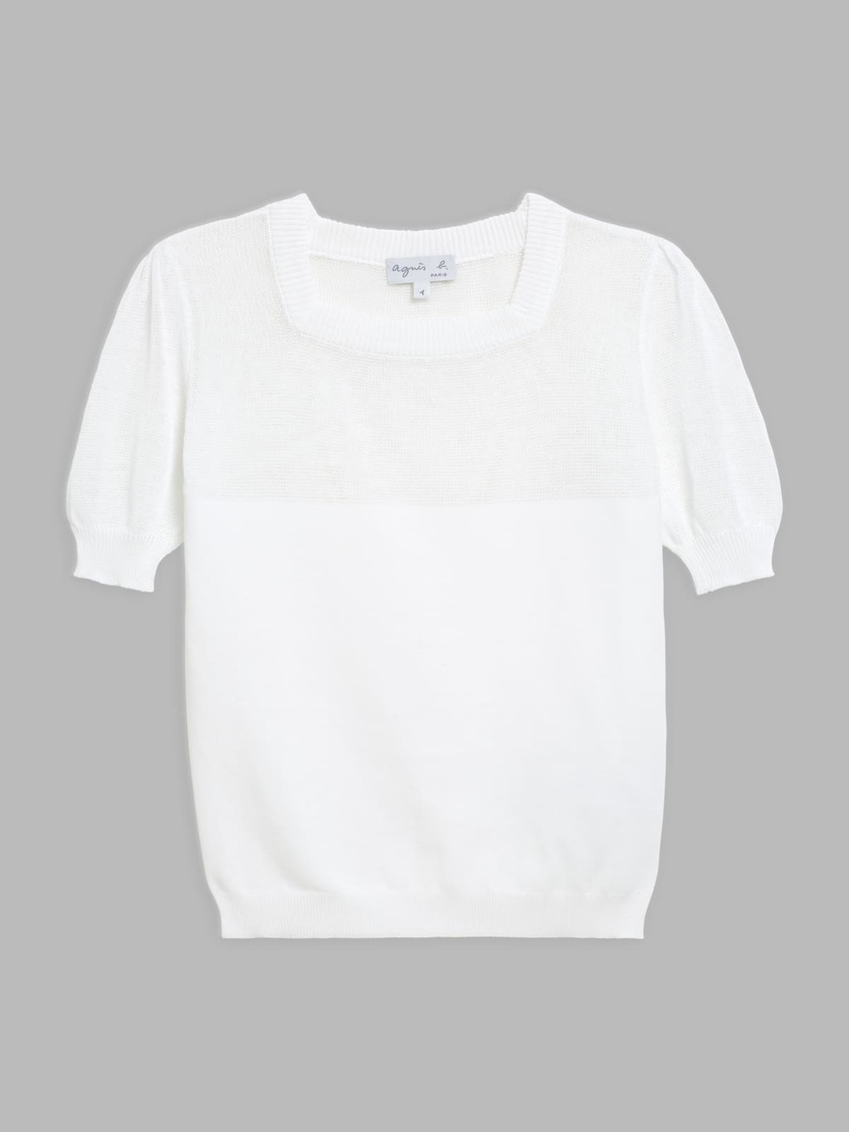 white cotton Wendy jumper