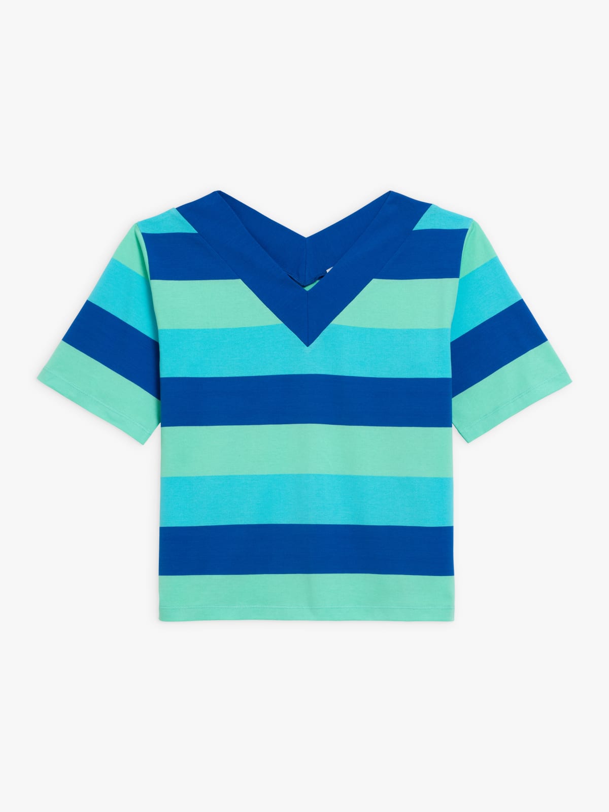 blue Ernest striped cotton t-shirt