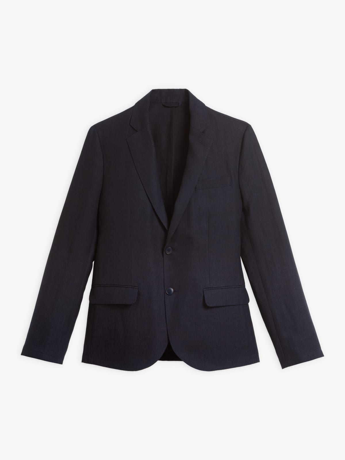 dark blue linen Domino jacket