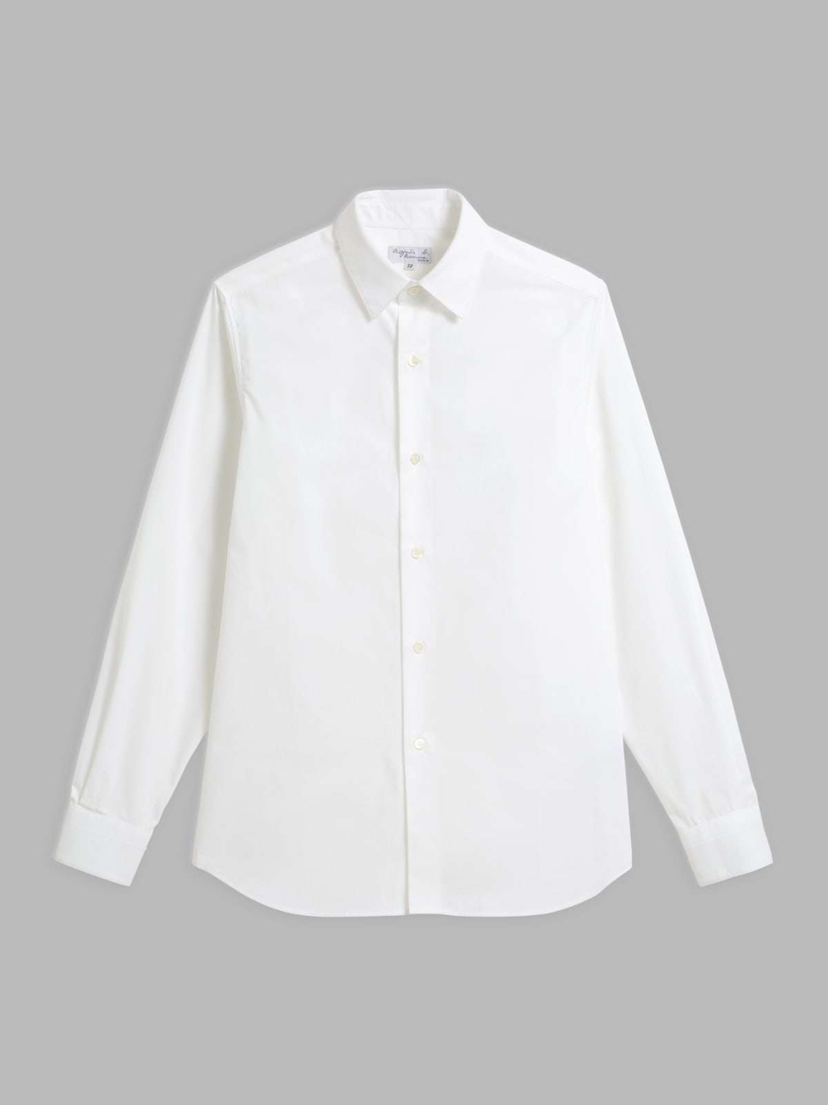 white cotton Andy shirt