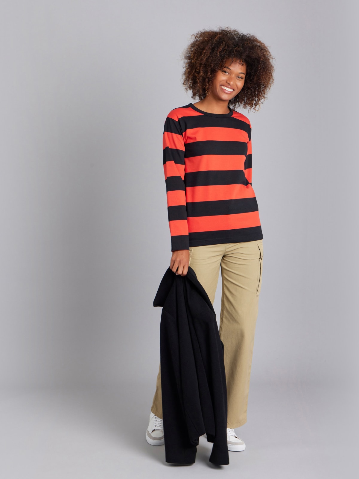 orange & black Cool wide stripes t-shirt orange & black Cool wide stripes t-shirt