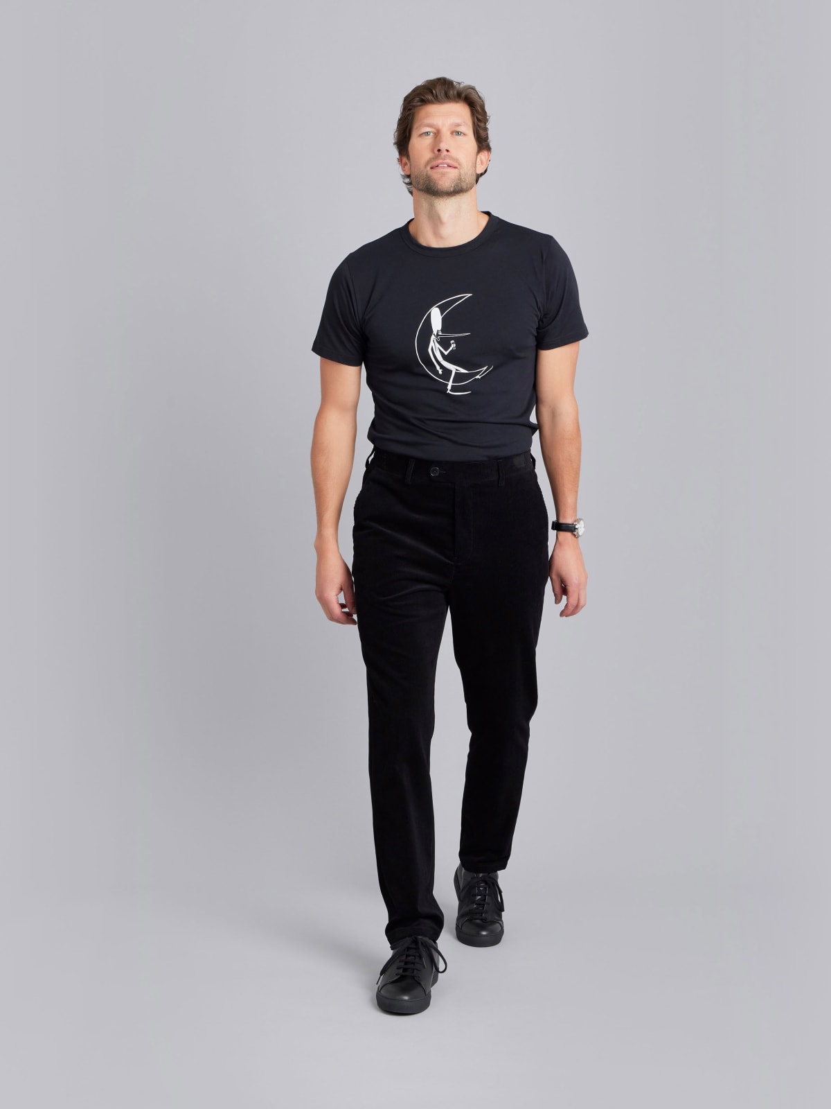 black corduroy Noamm trousers