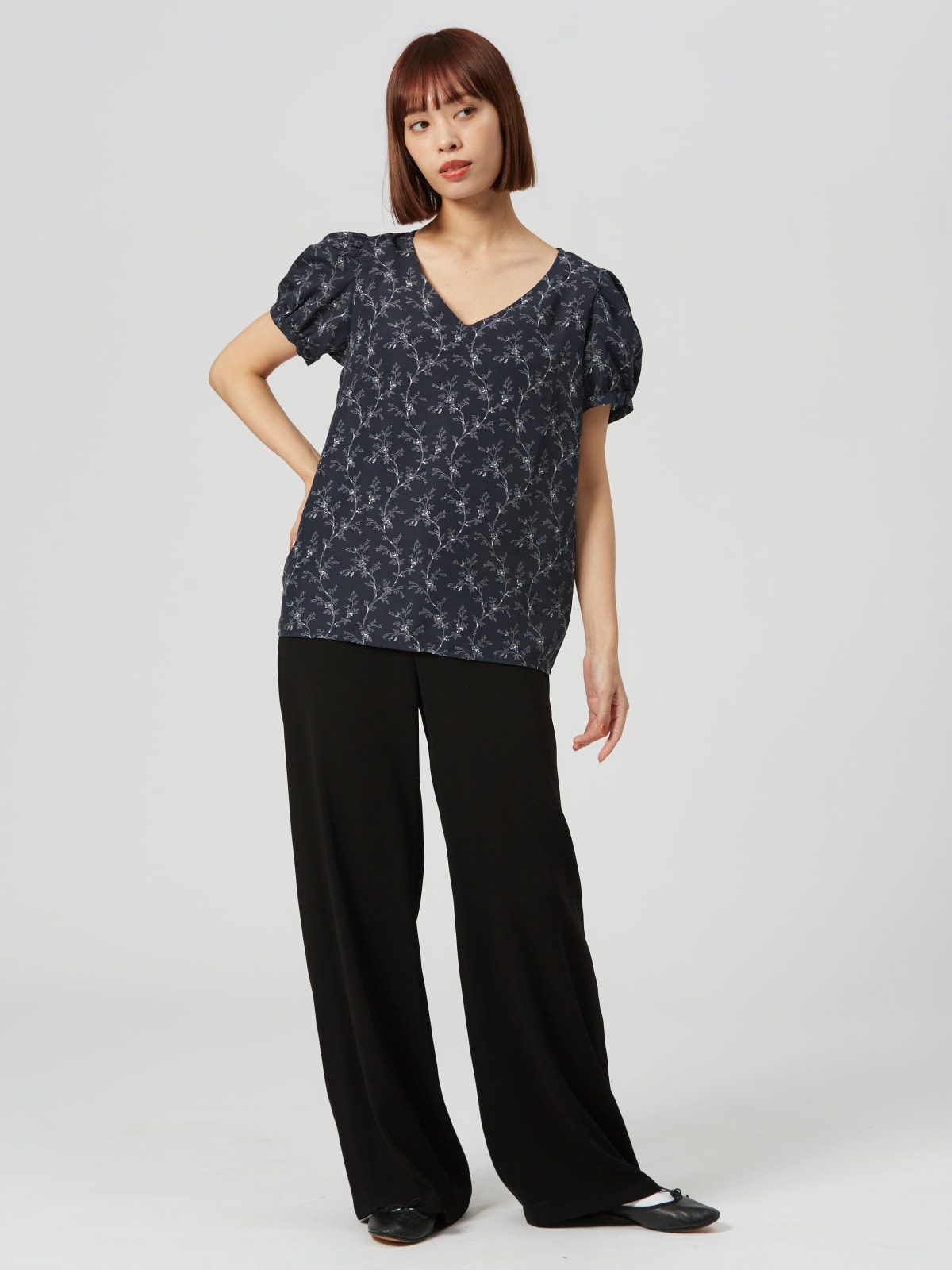 floral print t-shirt
