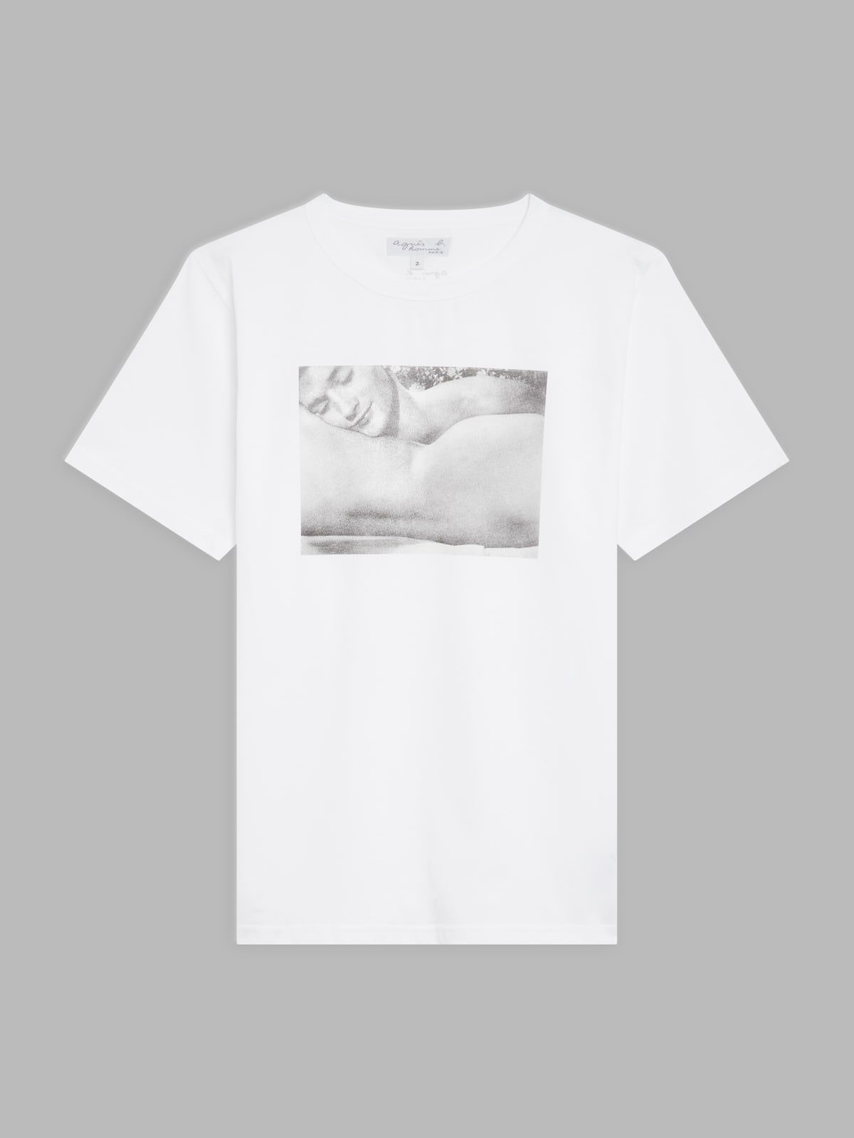 white cotton jersey Brando t-shirt artist Agnès Varda