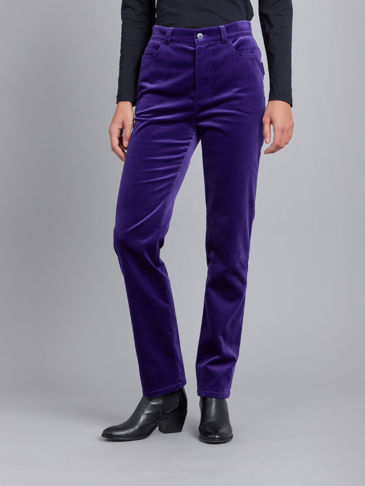 purple velvet stretch Misfits jeans purple velvet stretch Misfits jeans