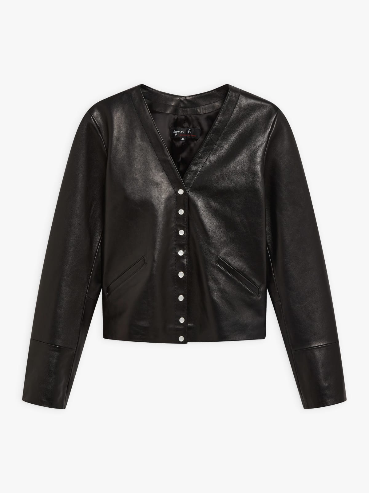 Cardigan cuir agnes b hotsell