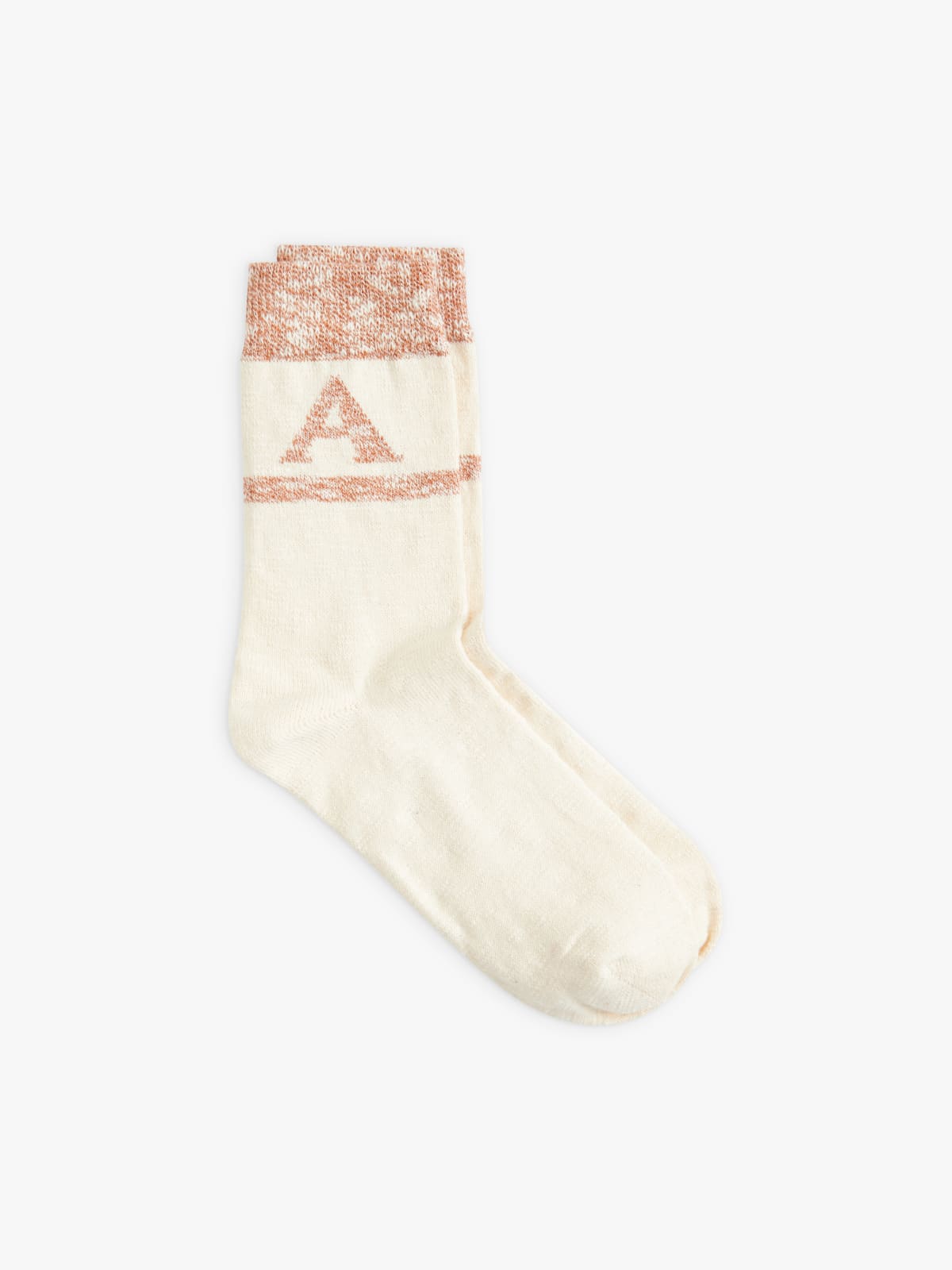 orange flecked cotton Joushua socks