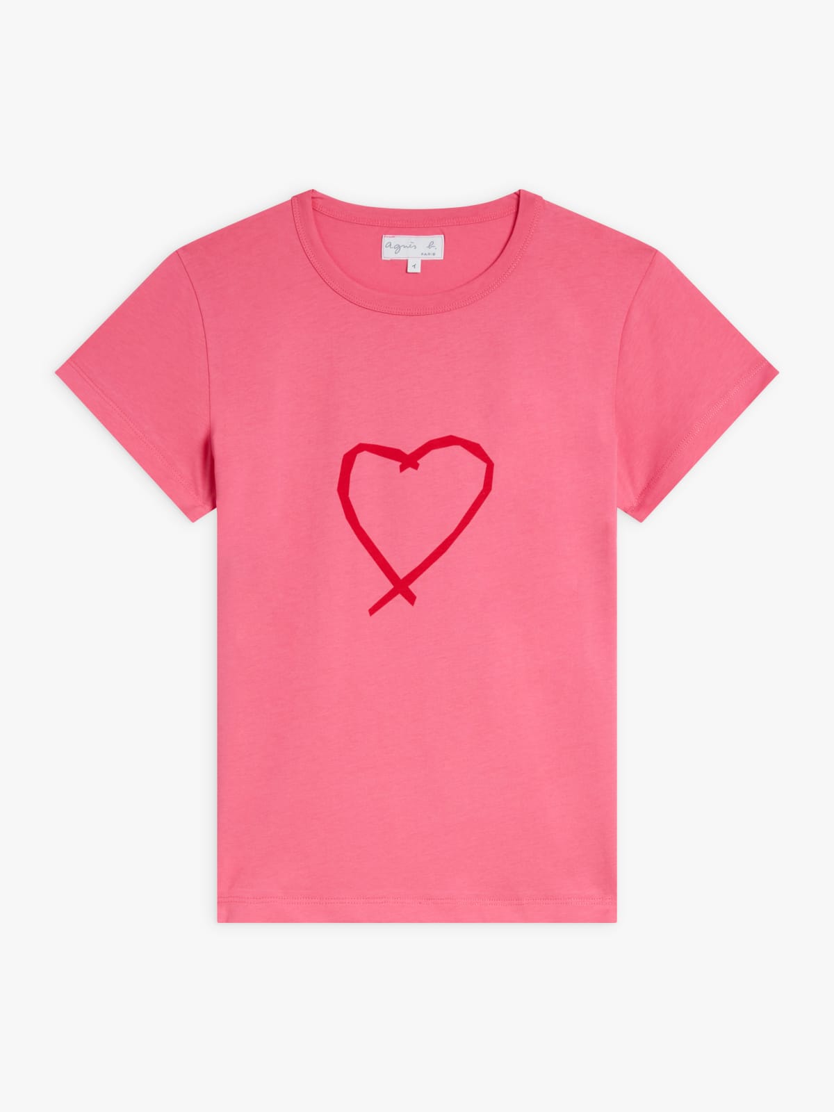 pink cotton Brando Sarajevo heart t-shirt