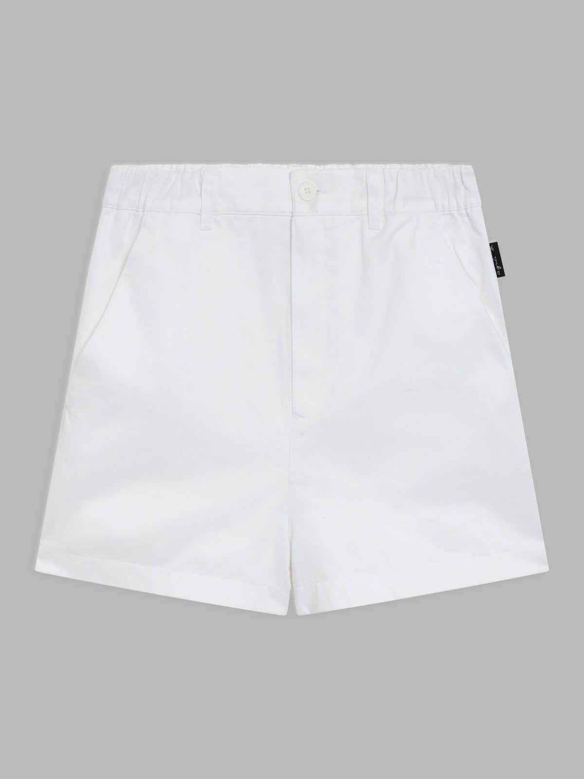 white cotton shorts