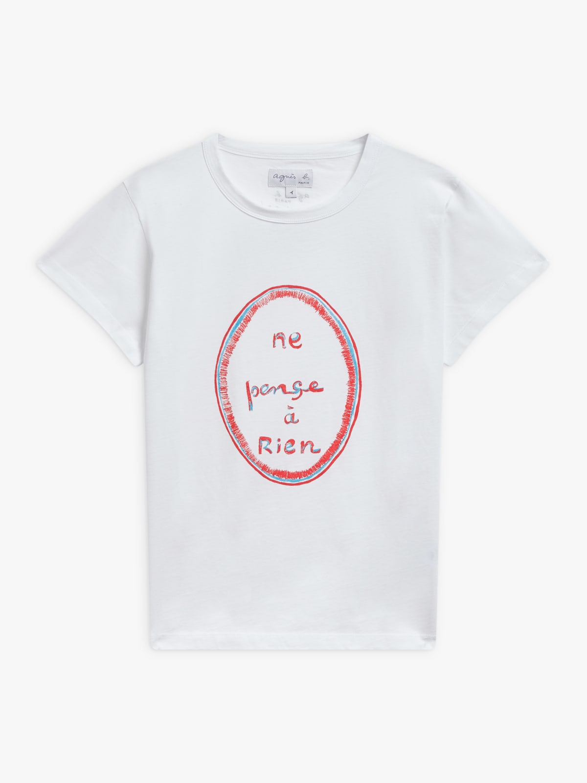 white cotton Brando t-shirt artist Louise Bourgeois