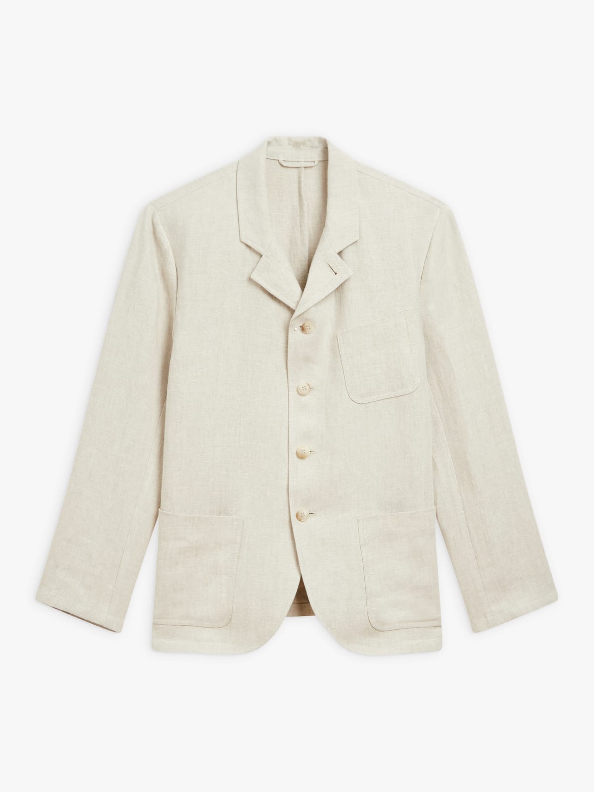 beige linen Albin jacket