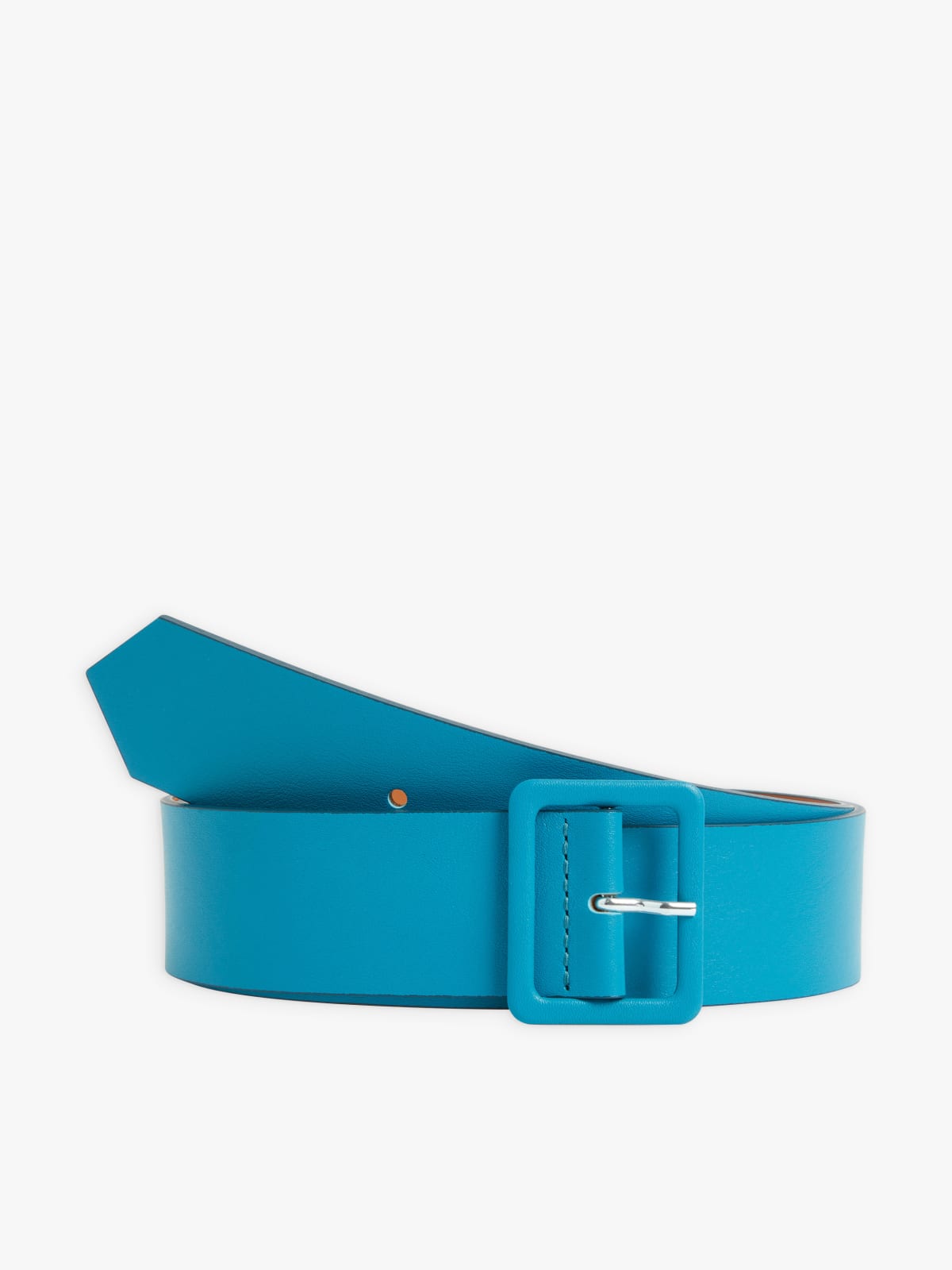 blue leather Amanza belt