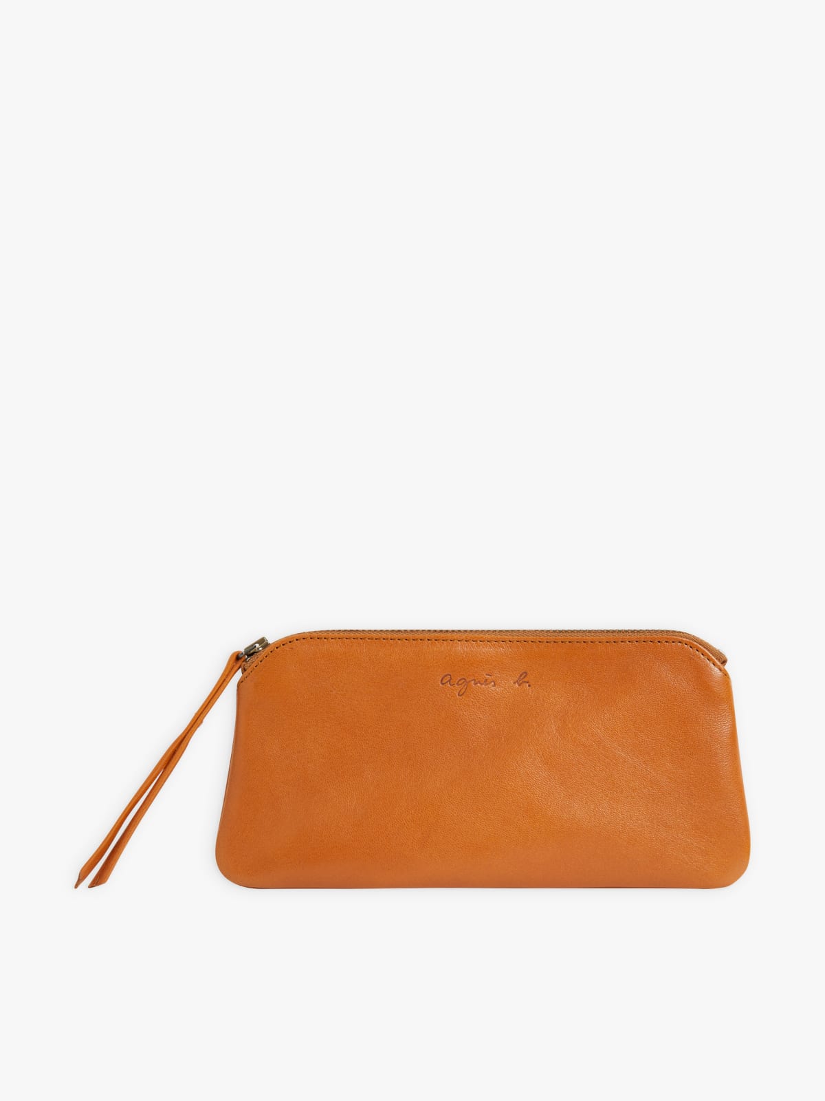 brown orange leather Lola case