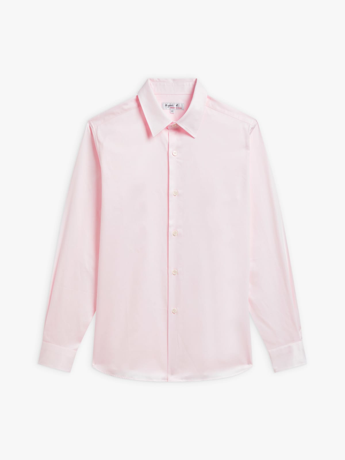 pink cotton twill Andy shirt