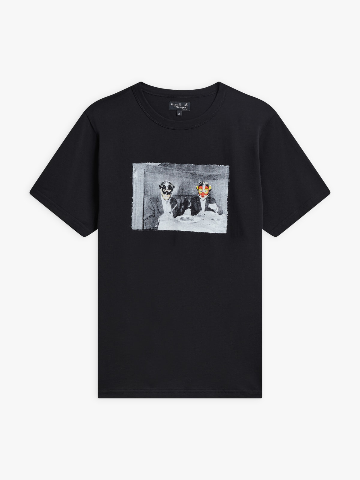 t-shirt Brando en coton noir artiste Jim Jarmusch