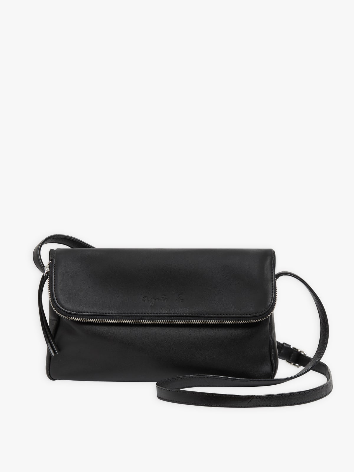 black leather Asya bag