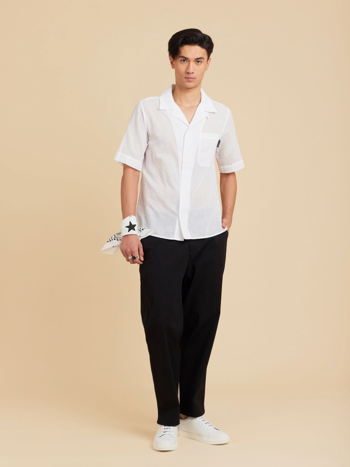 White Cotton Muslin Magnum Shirt