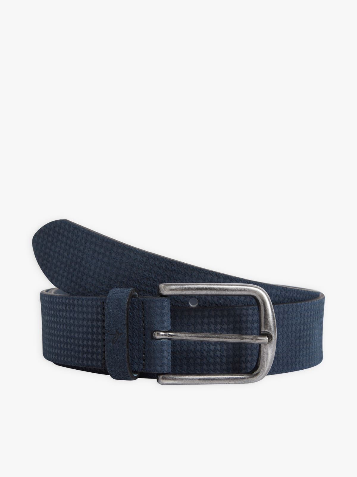 ceinture Rick en cuir bleu bruise