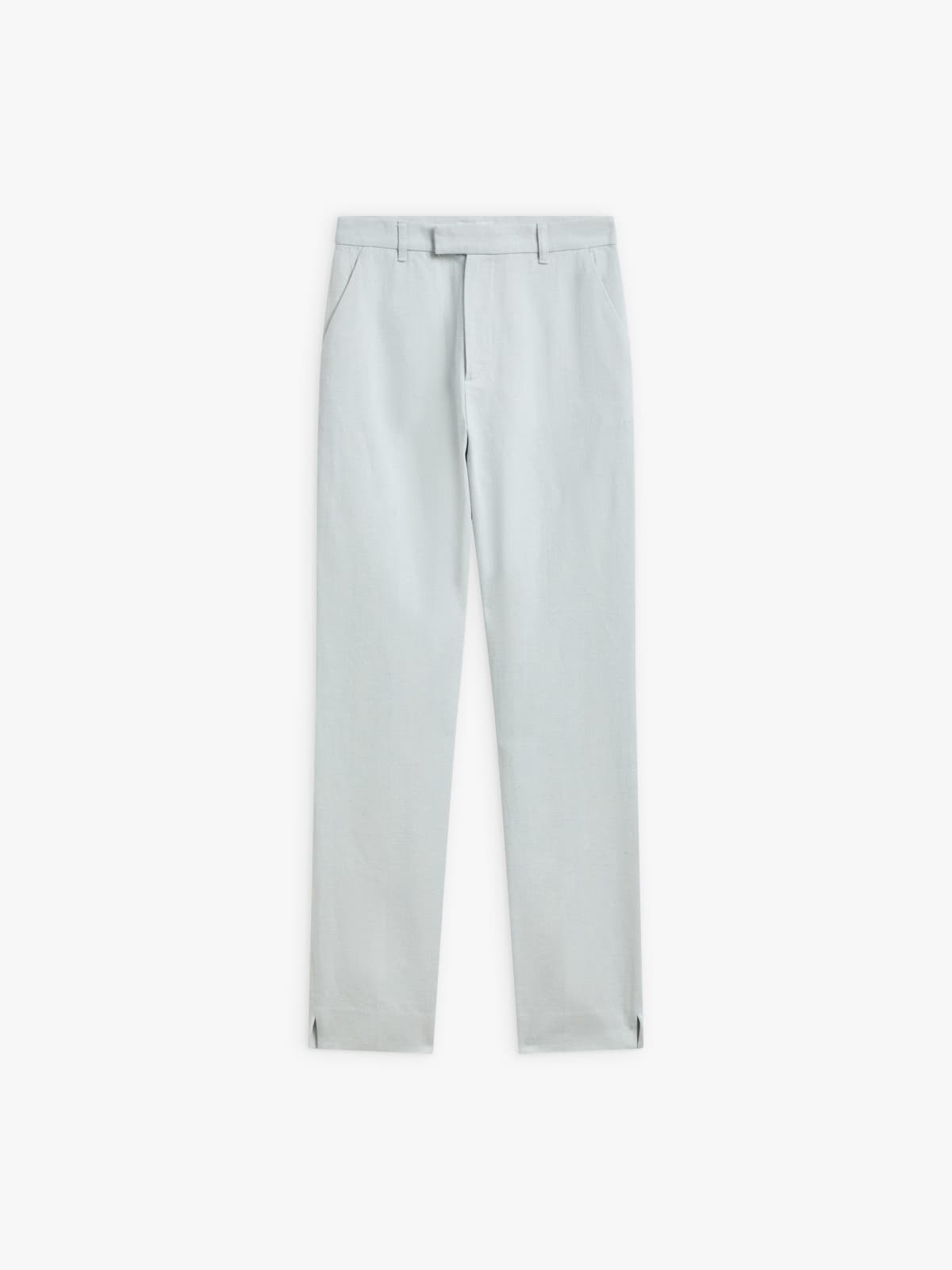 blue cotton straight Fergie pants