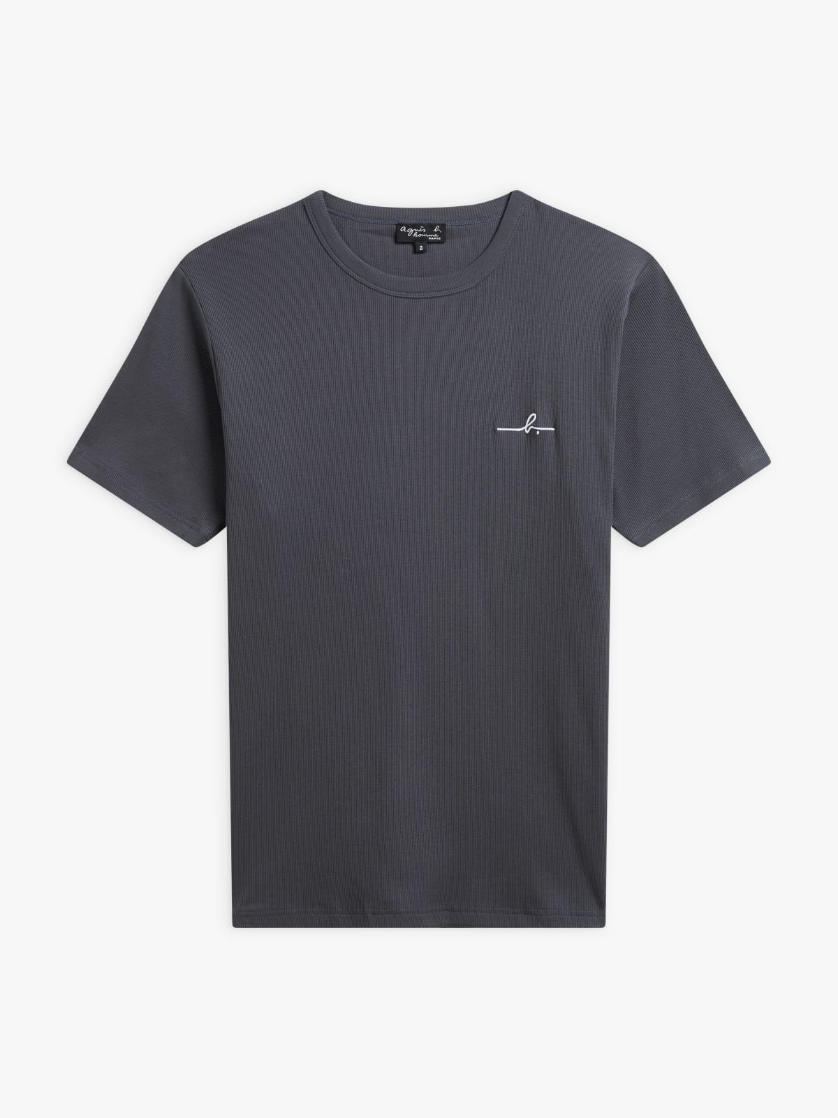 grey cotton "b" logo Brando t-shirt