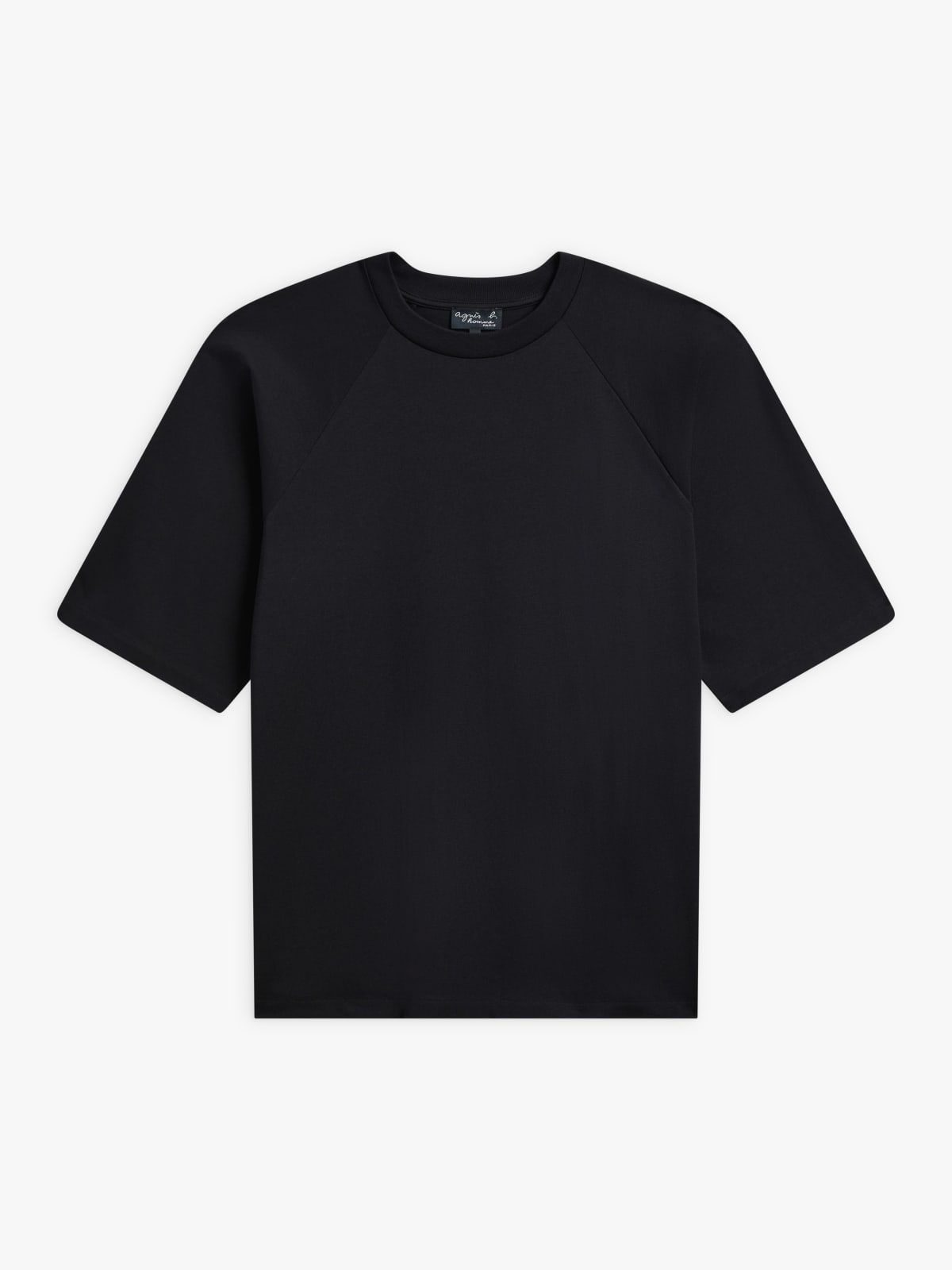 t-shirt Senga en jersey de coton noir