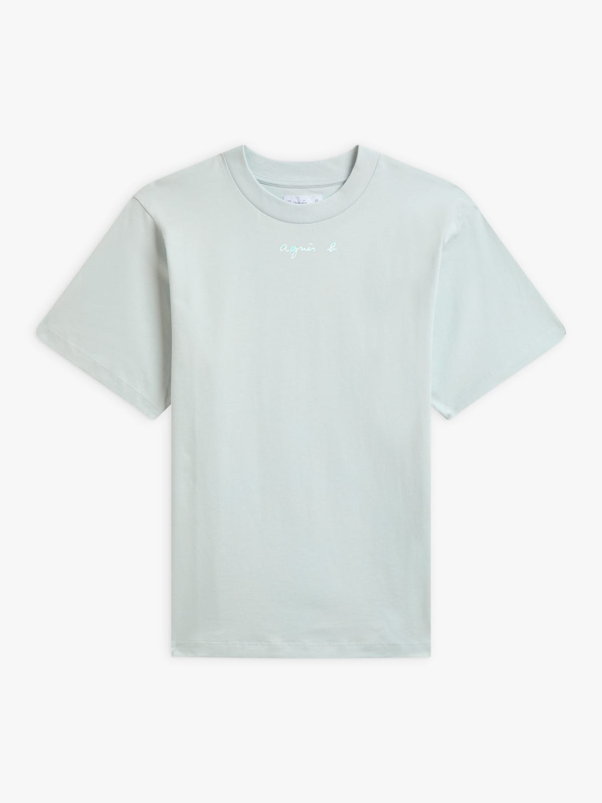 blue Christof "agnès b." GOTS organic cotton jersey t-shirt