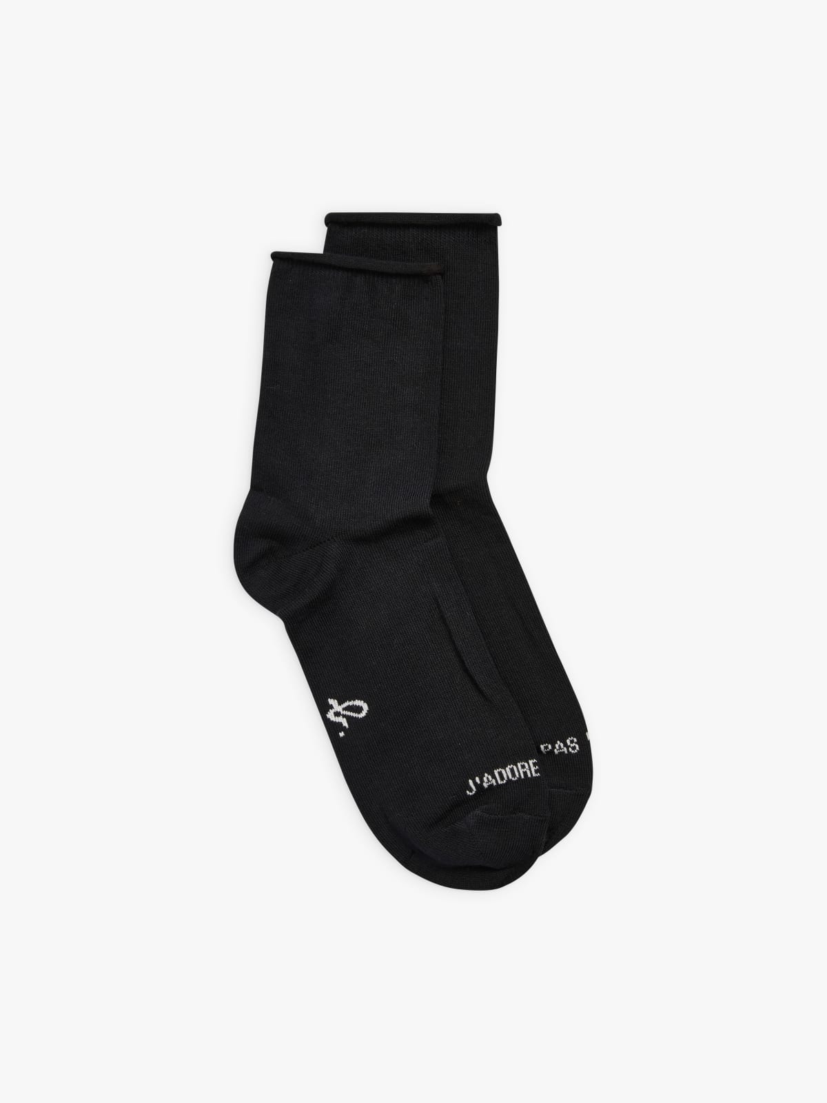 black cotton La Nuit socks