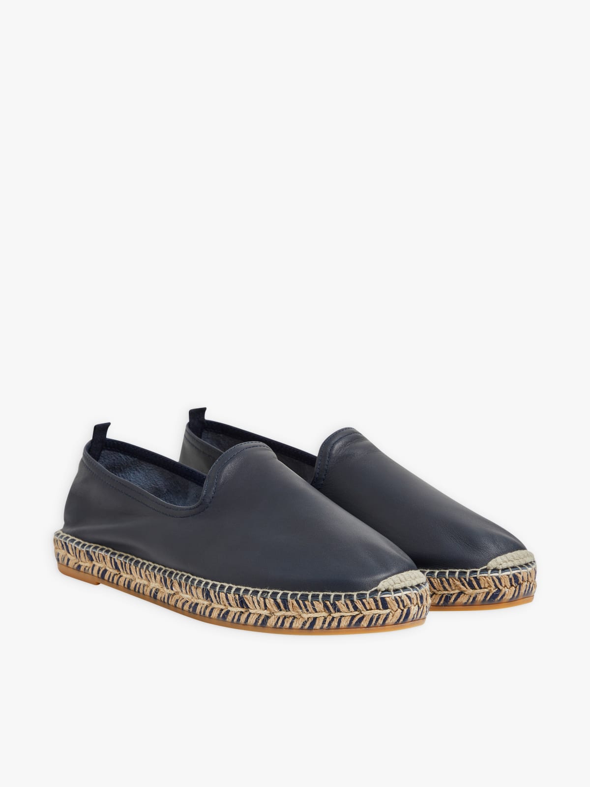 blue leather Noeh espadrilles