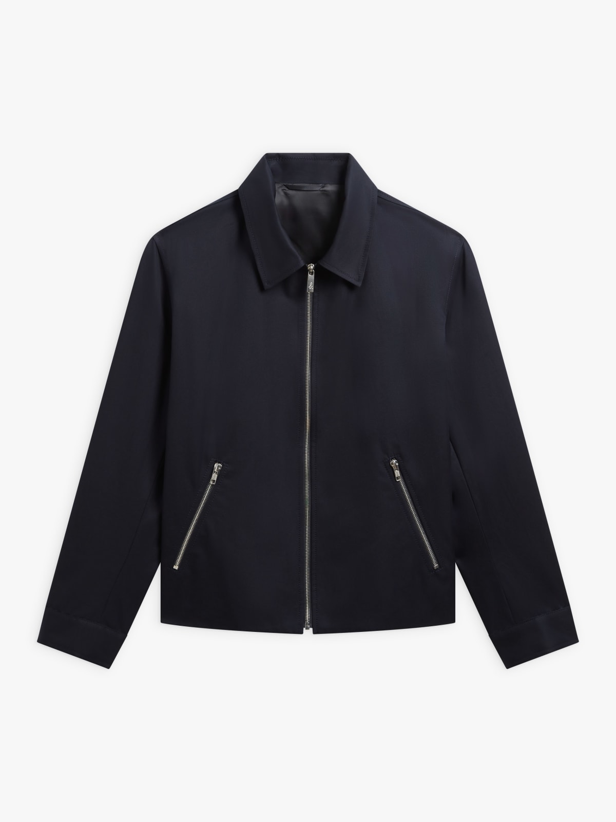 blouson Chet zippé en coton bleu amiral