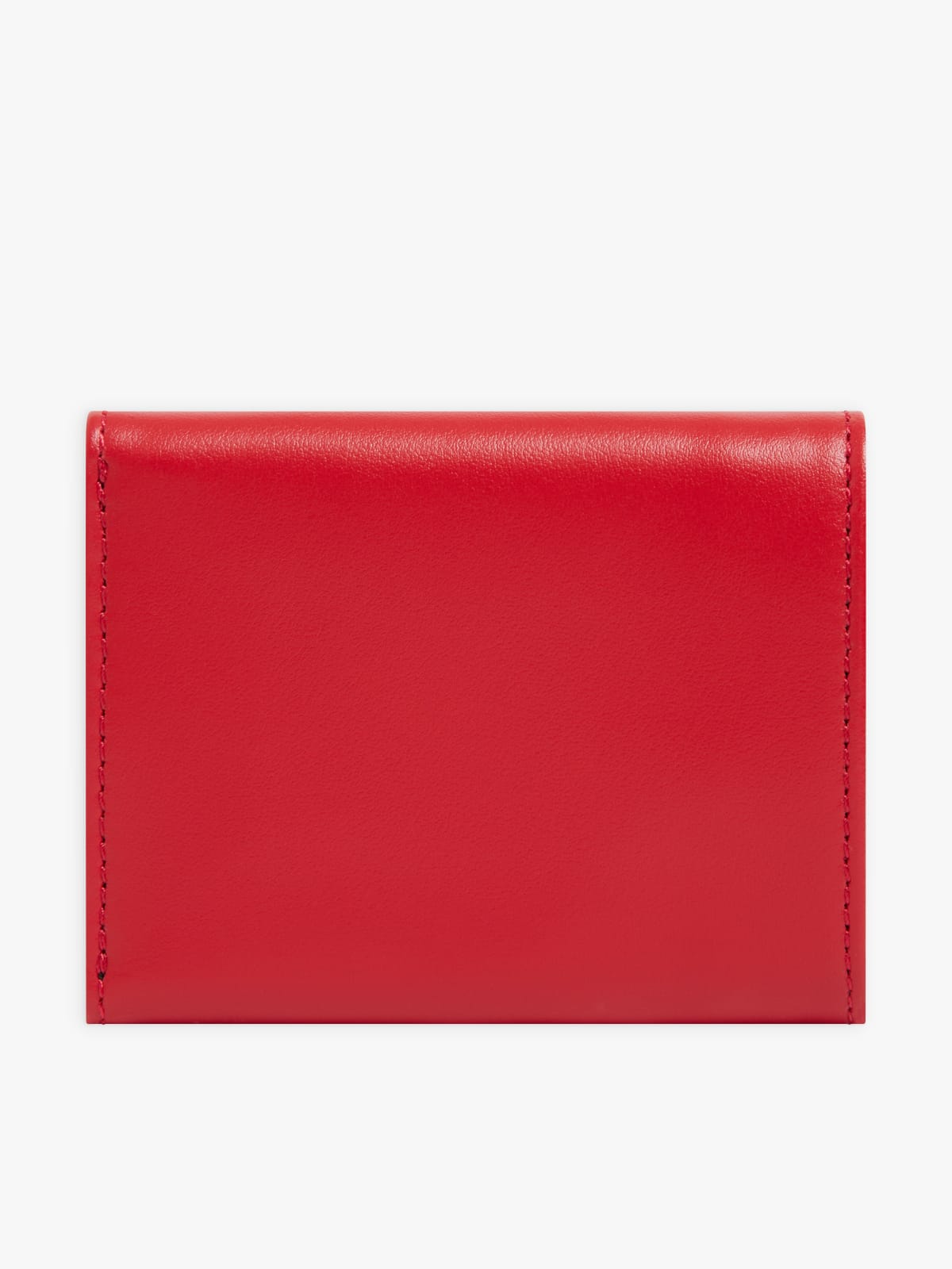 red leather wallet