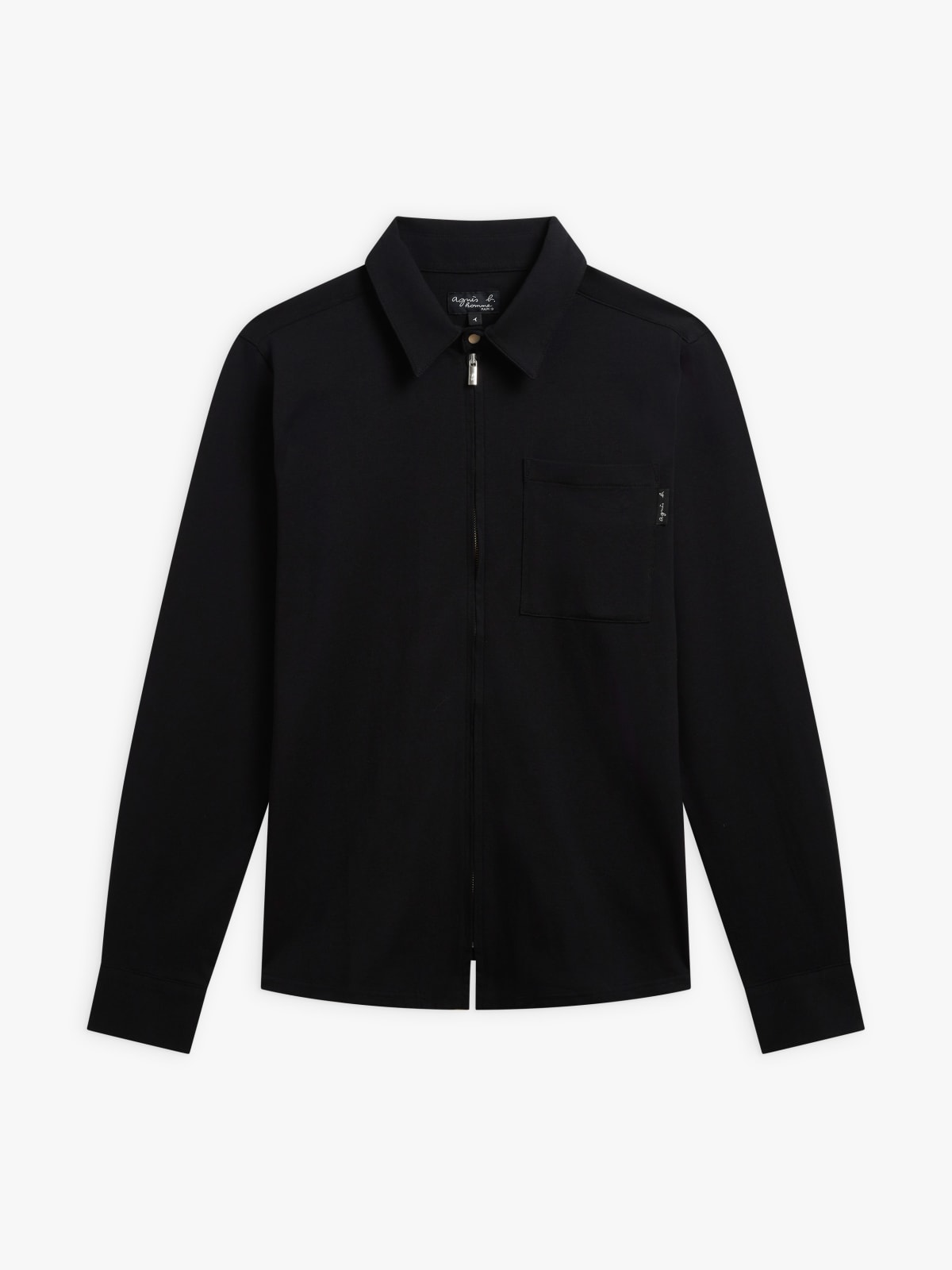 black cotton Métro shirt