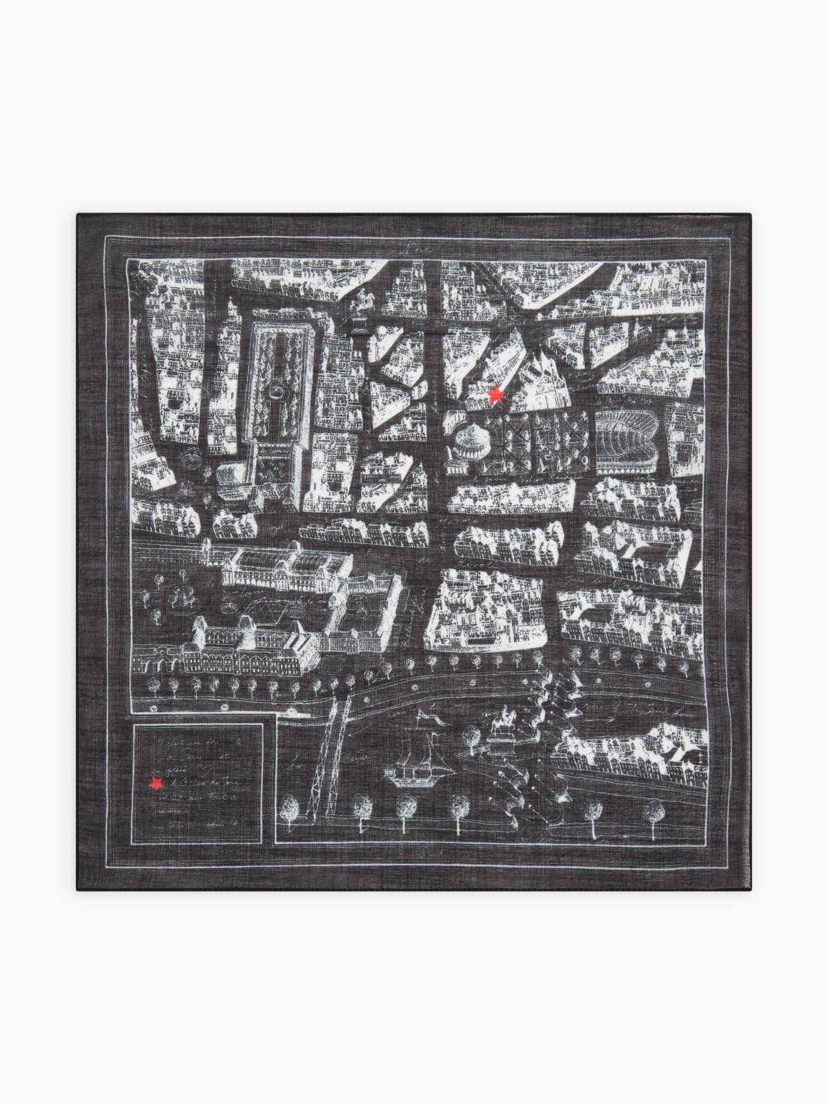 black Rue du Jour scarf