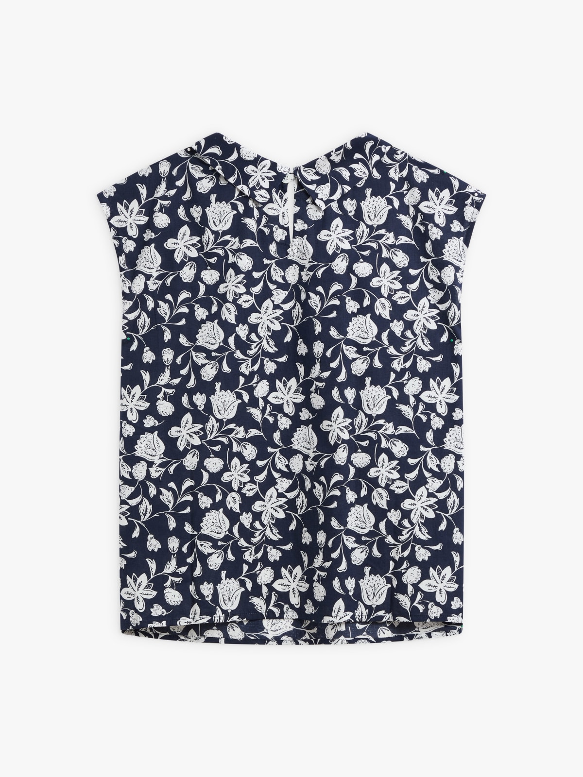 blue cotton Electre floral print shirt