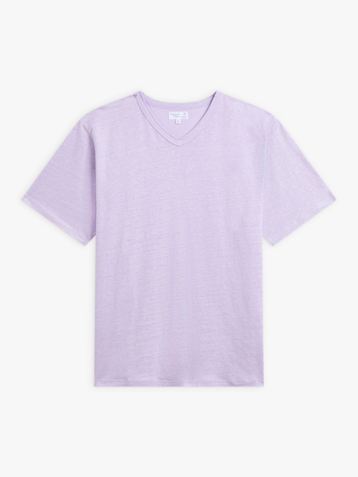 purple Victor linen jersey t-shirt