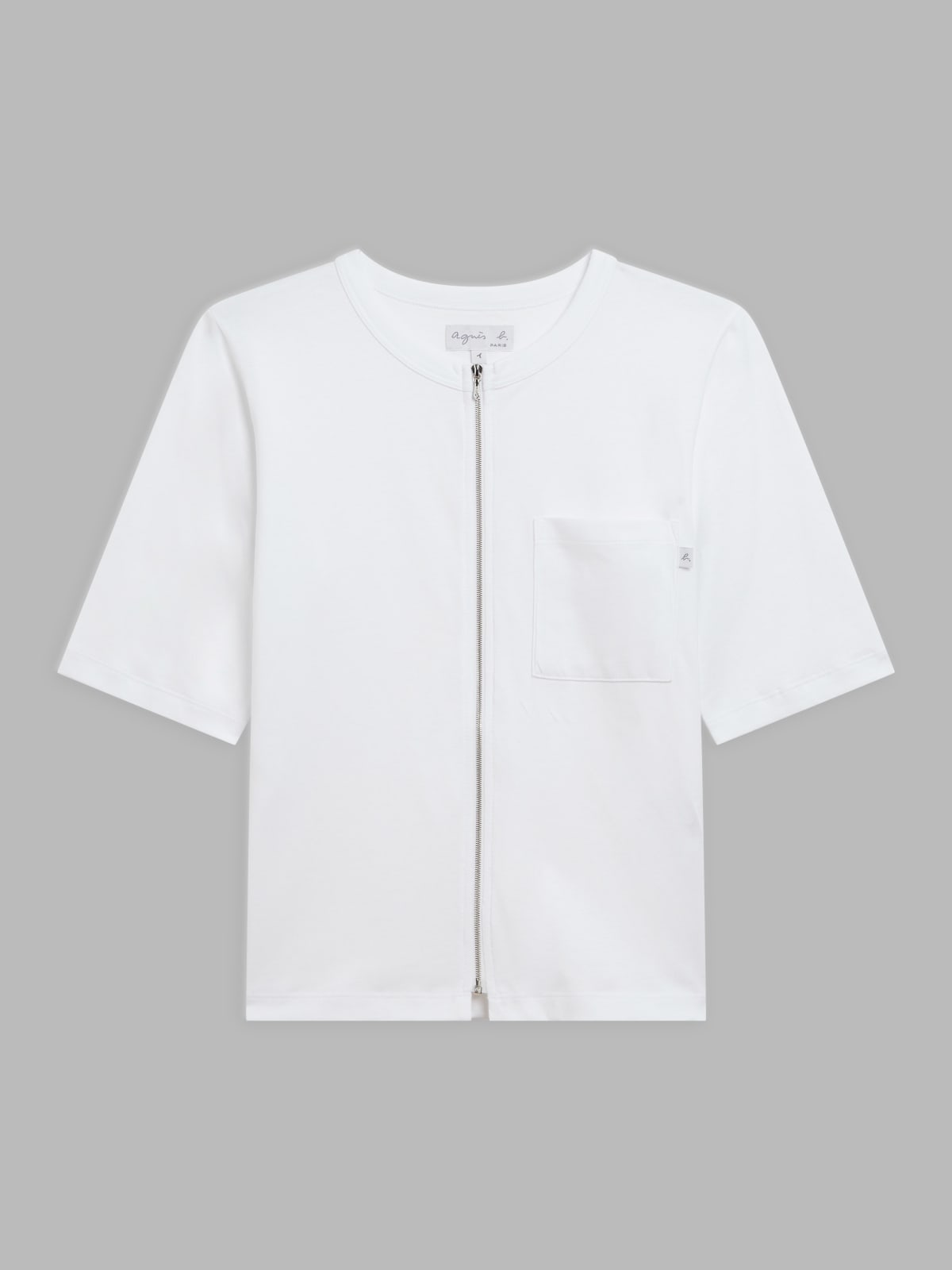 white cotton Brando t-shirt